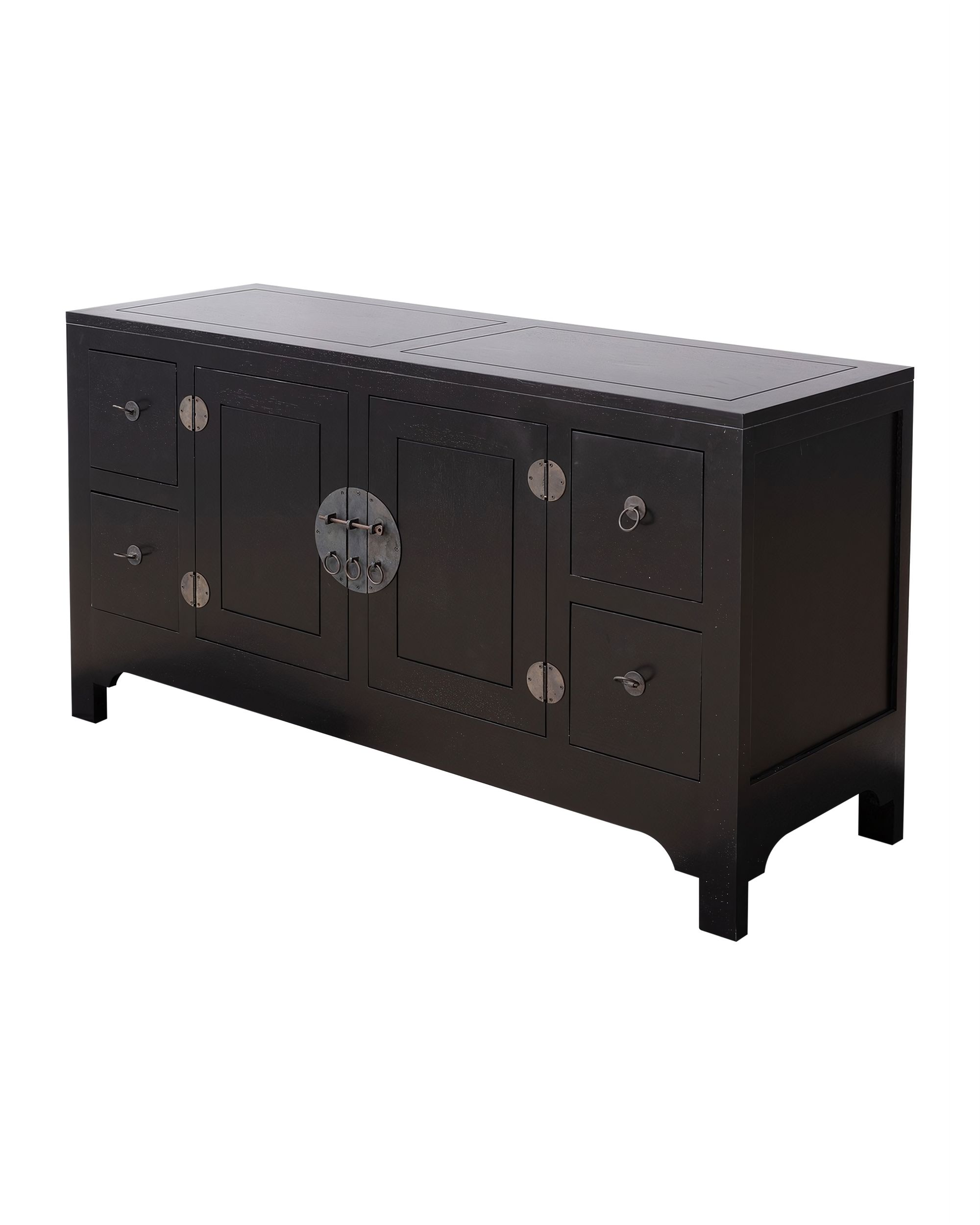 Komoda Modern 137 x 45x 76 cm black