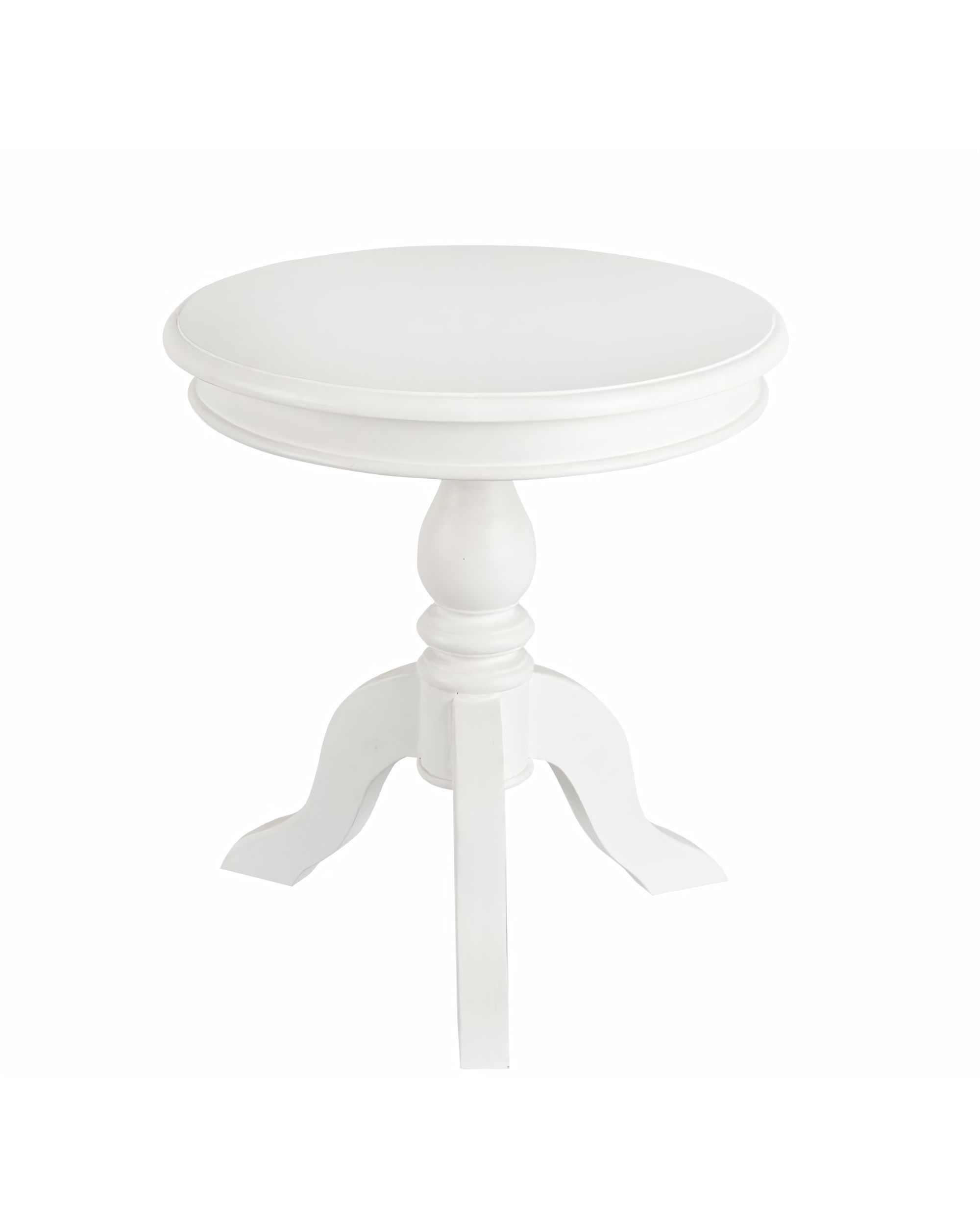 Stolik Lara priemer 50 cm biely
