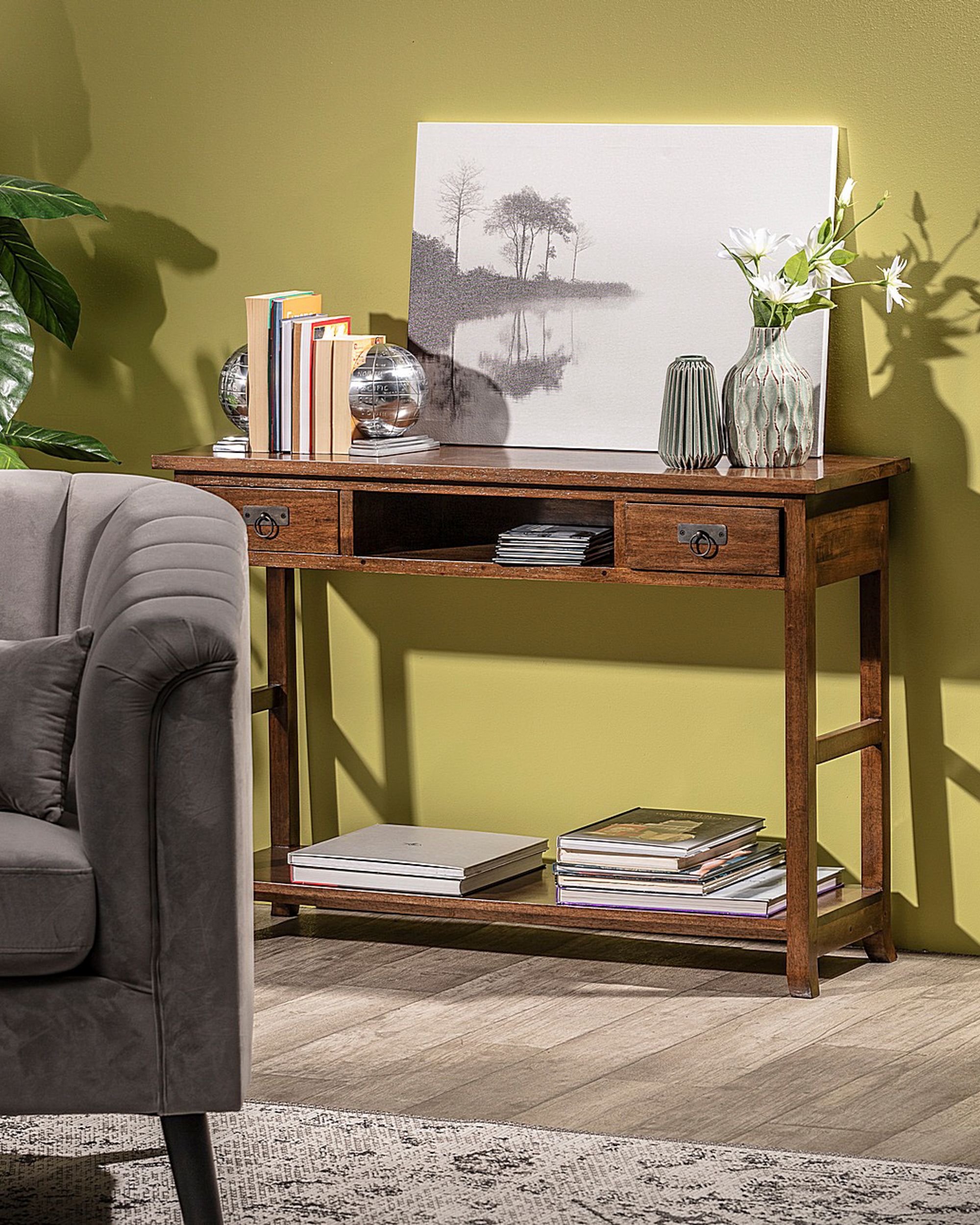 Konzola Aston brown 110x38x77cm (hover)