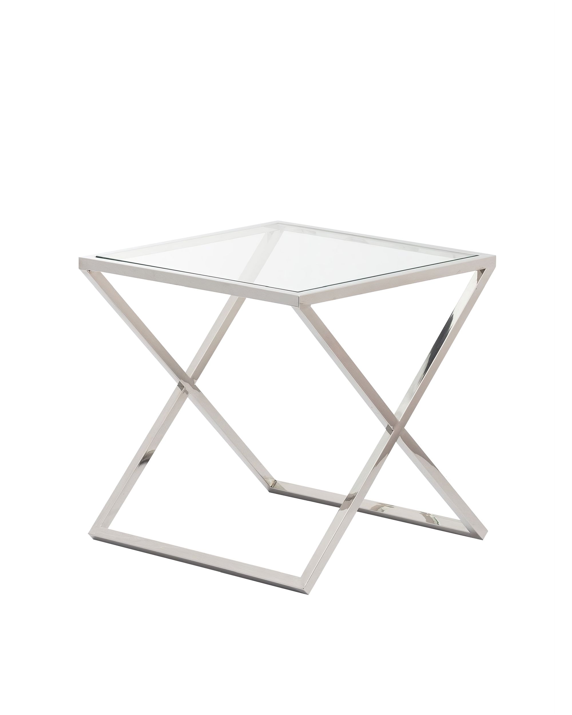 Stôl Sicario 50x50x50cm silver