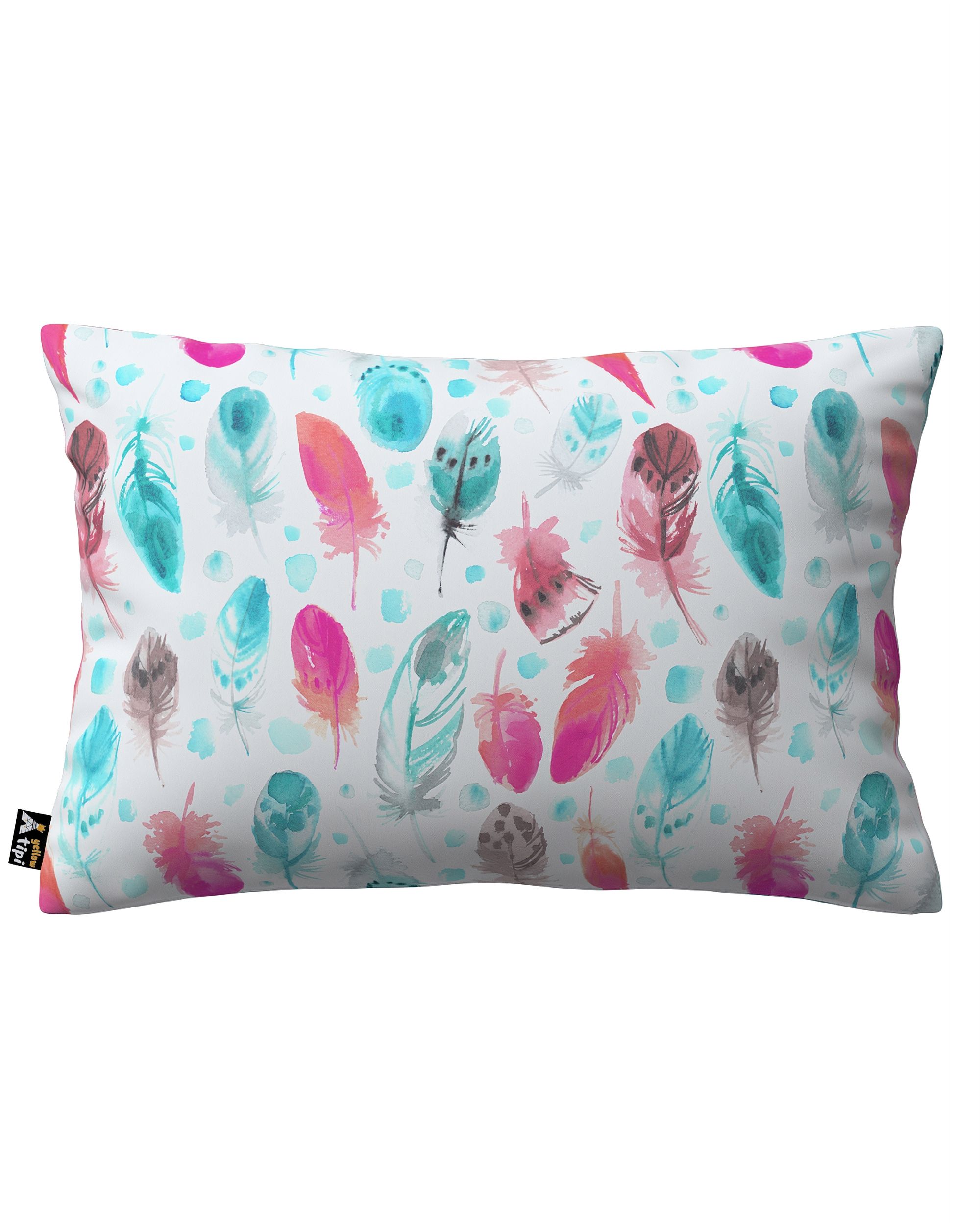 Karin - jednoduchá obliečka, 60x40cm farba produktu modrá látka vzorované