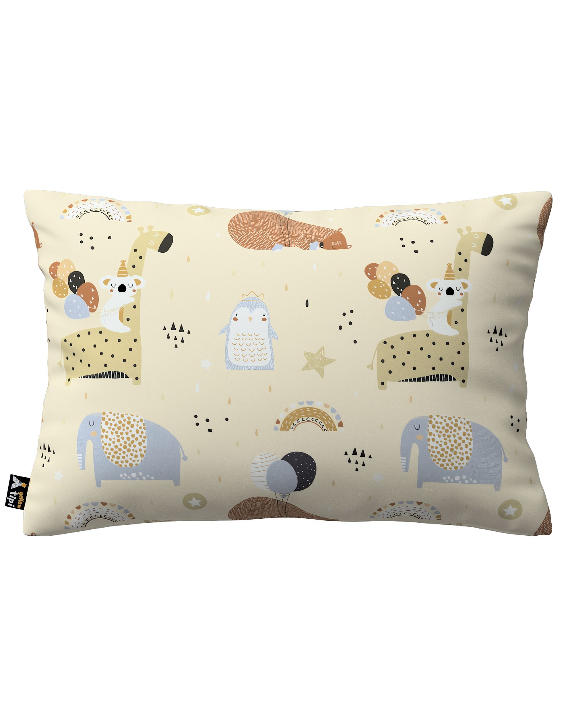 Karin - jednoduchá obliečka, 60x40cm farba produktu béžová látka vzorované
