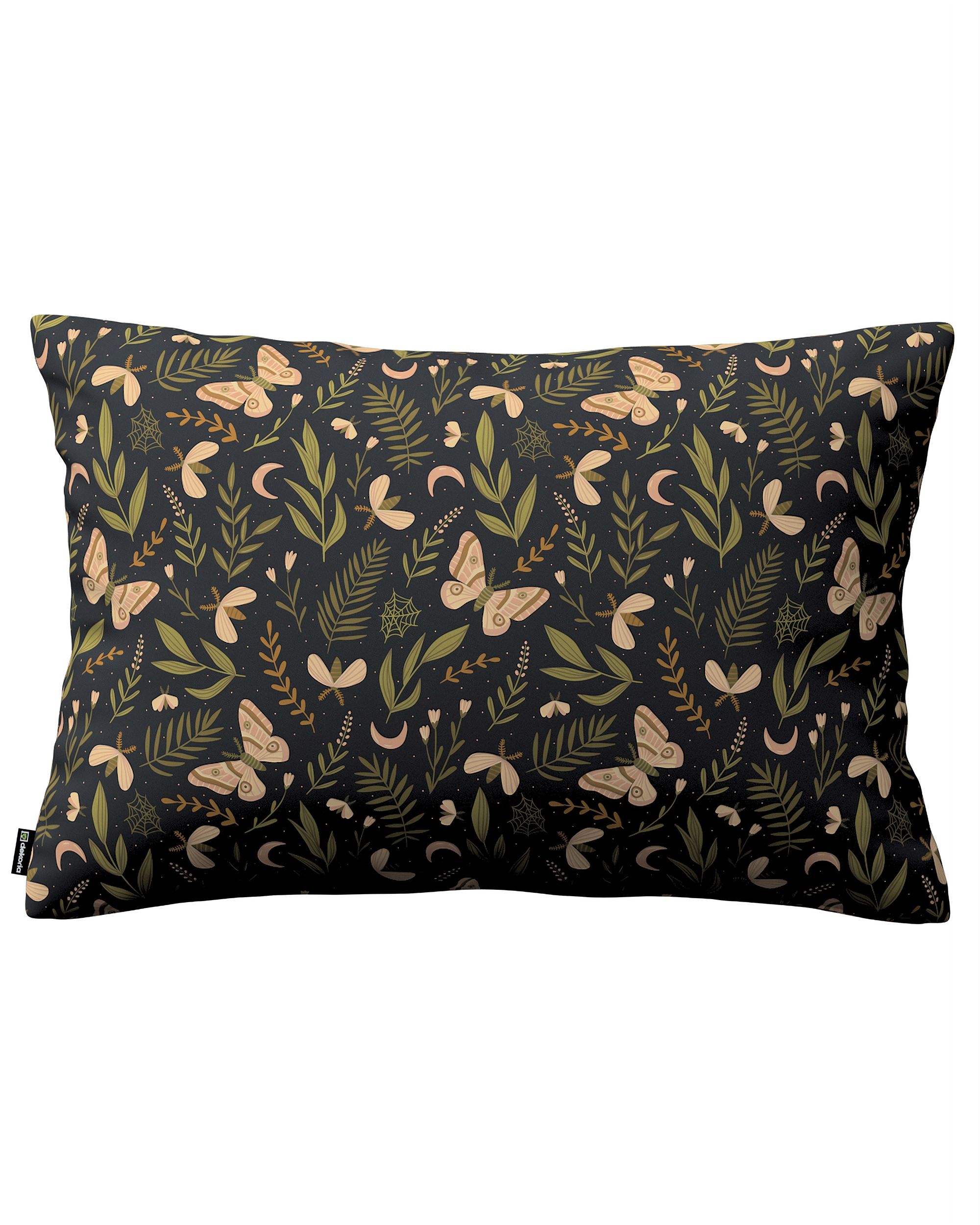 Karin - jednoduchá obliečka, 60x40cm farba produktu čierna látka vzorované