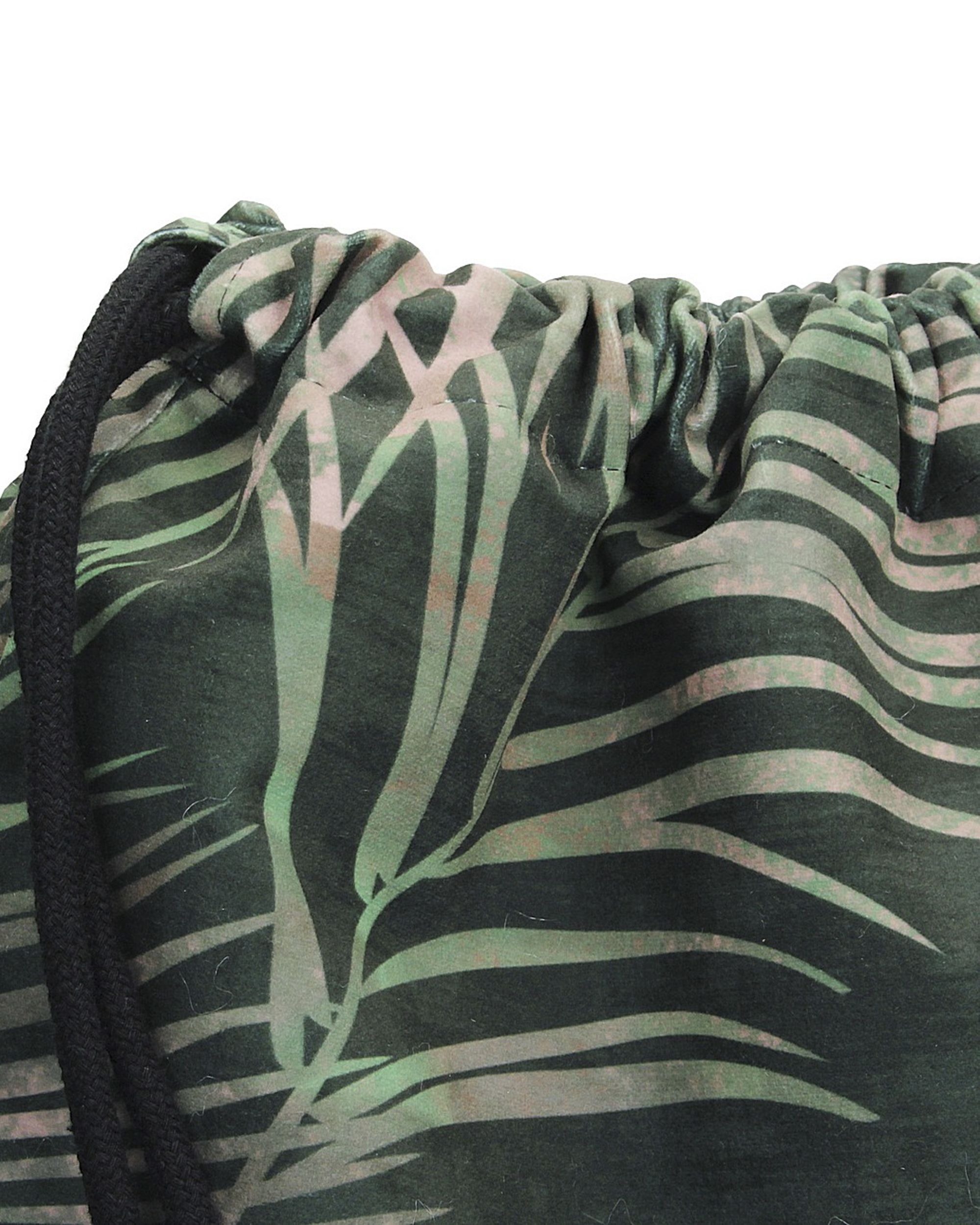 Ruksak - Taška Velvet farba produktu zelená látka zamatová, vzorované (hover)