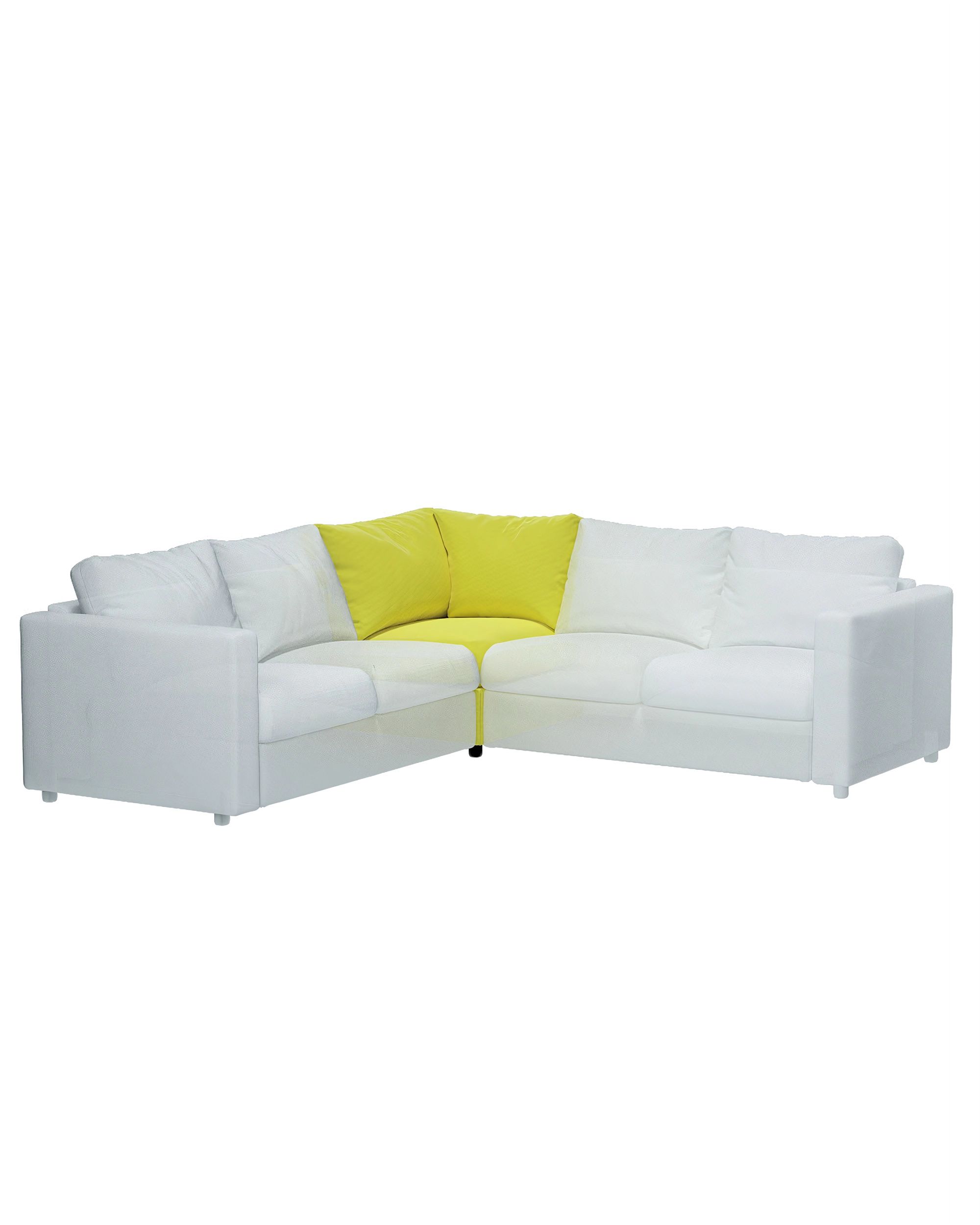 Poťah na rohovú sekciu Vimle farba produktu zelená látka lesklá, zamatová