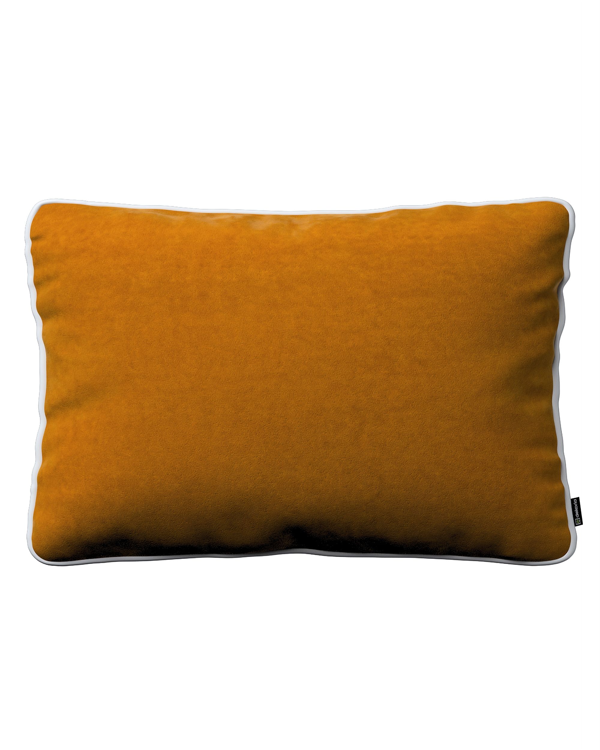 Obliečka Laura so šnúrkou, 60x40cm farba produktu žltá látka lesklá, zamatová