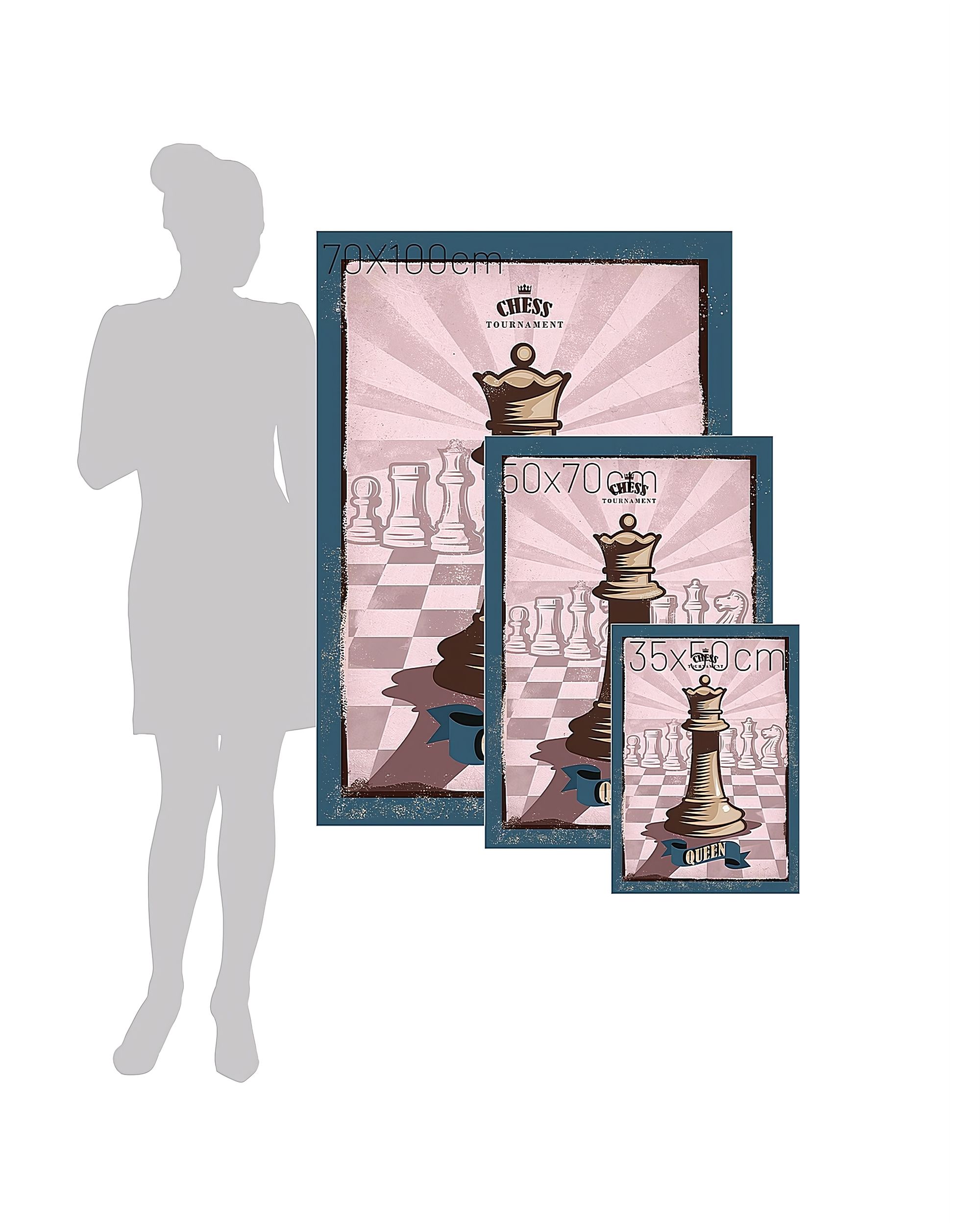 Plátno maľba Vintage Chess II (hover)