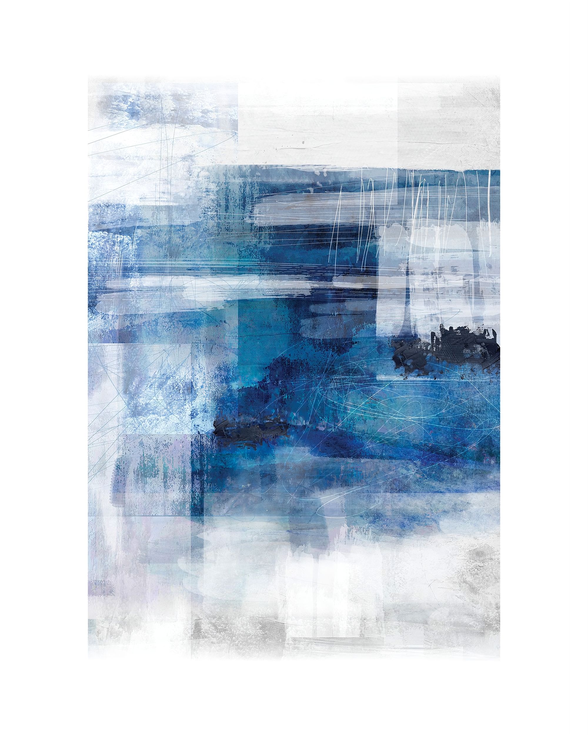 Plátno maľba Blue Abstract