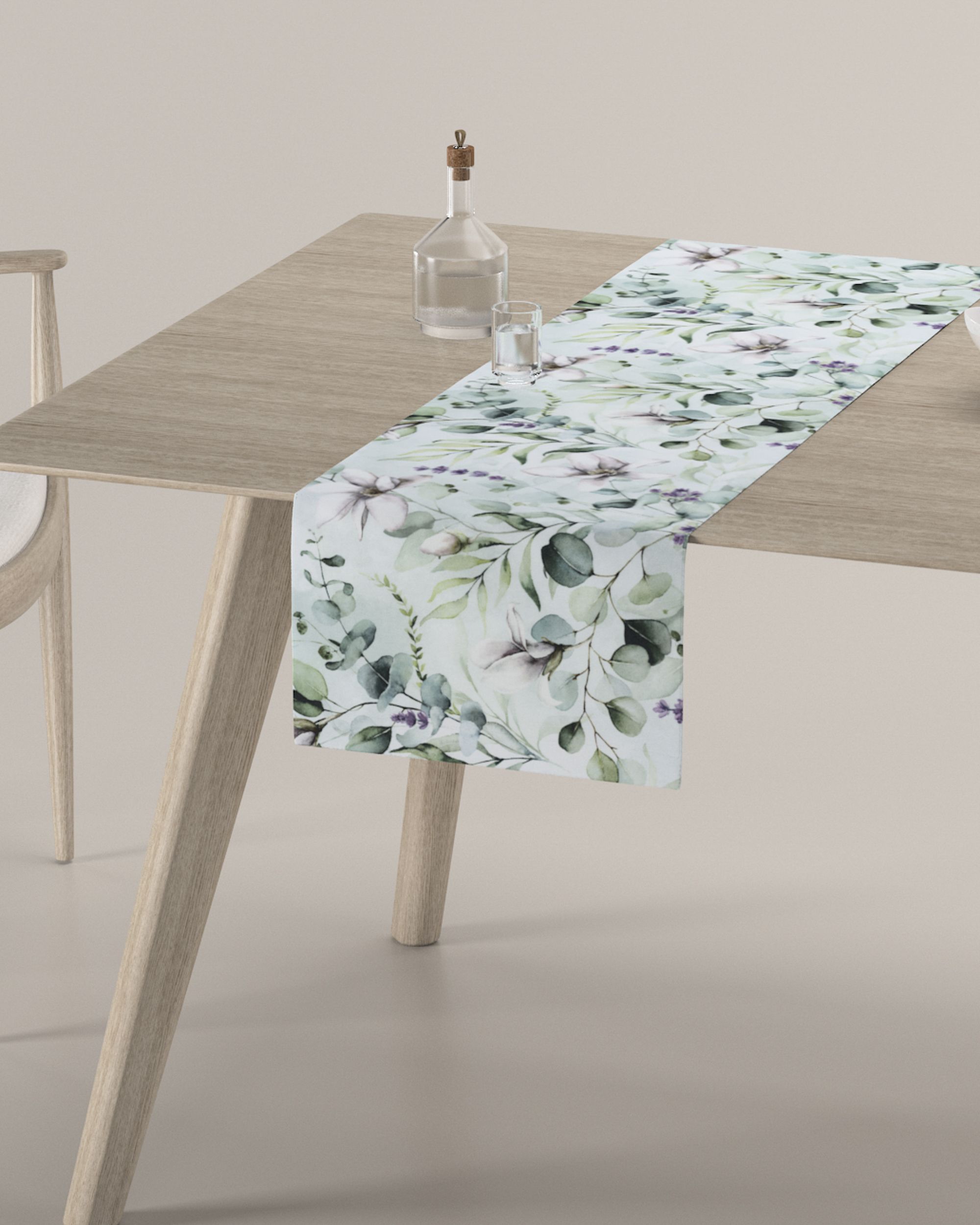 Štóla na stôl farba produktu zelená látka vzorované (hover)