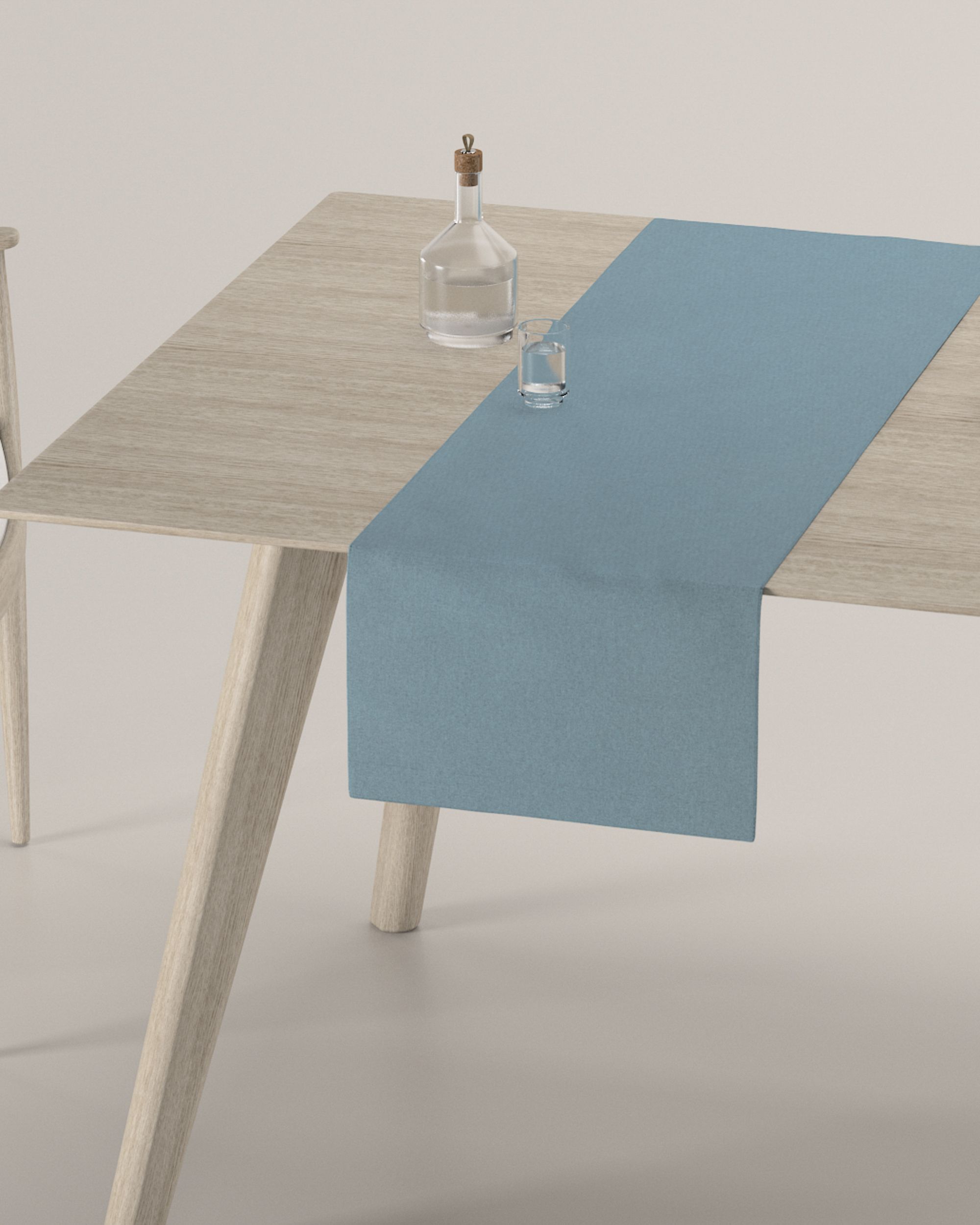 Štóla na stôl farba produktu modrá látka zapletaná, zatemňovacia (hover)