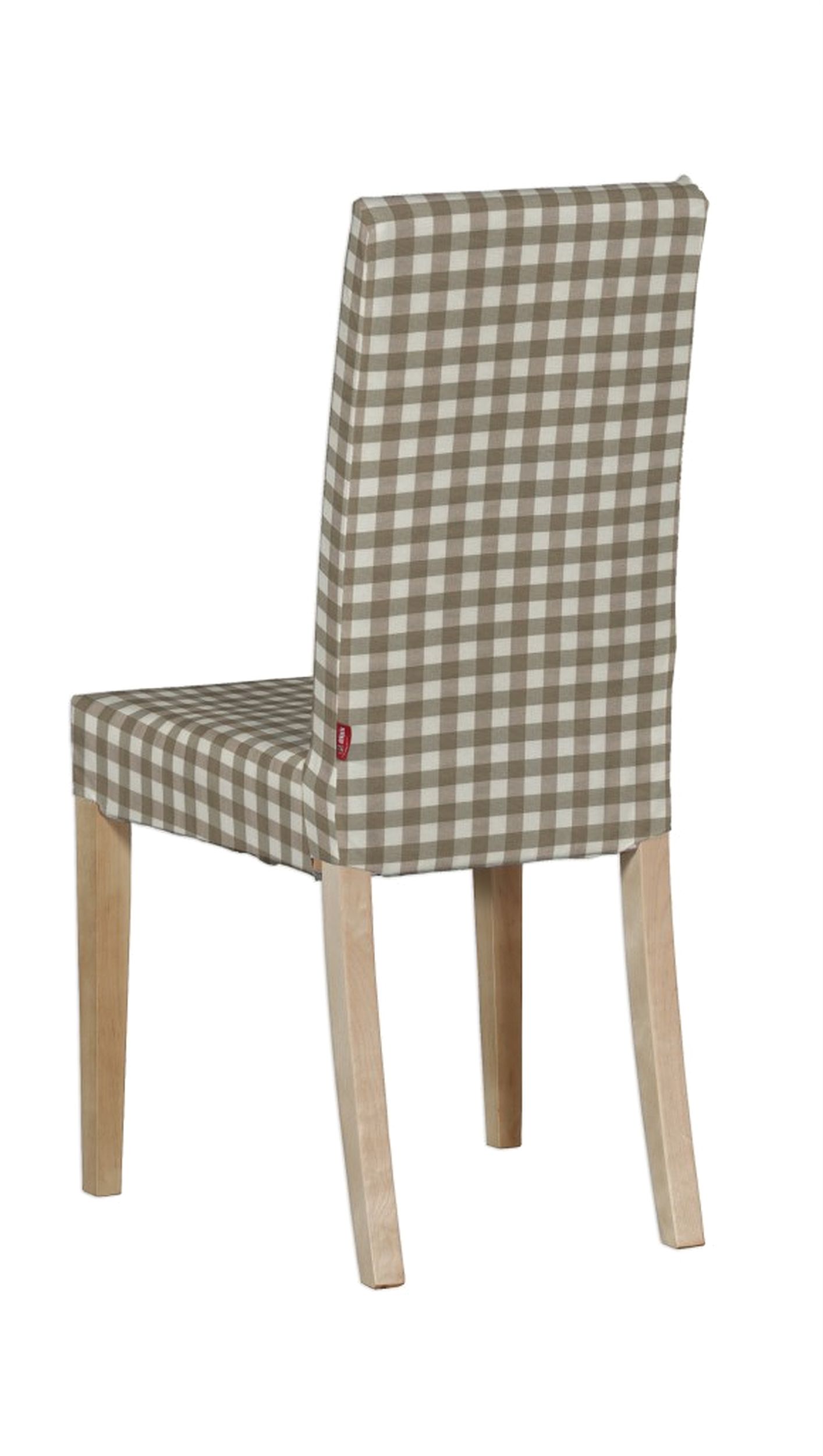 Návlek na stoličku Harry (krátky) farba produktu béžová látka vzorované