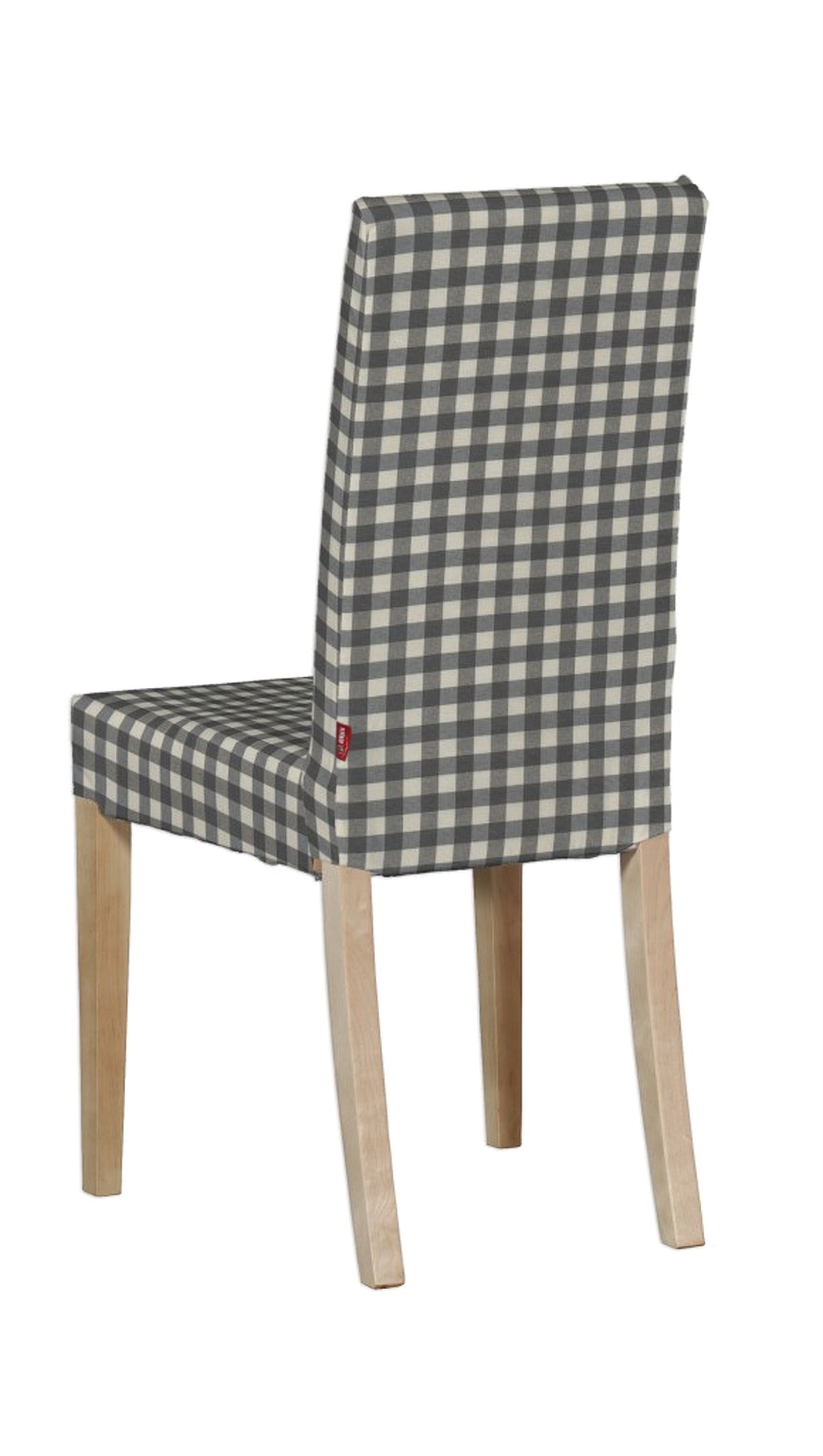 Návlek na stoličku Harry (krátky) farba produktu sivá látka vzorované