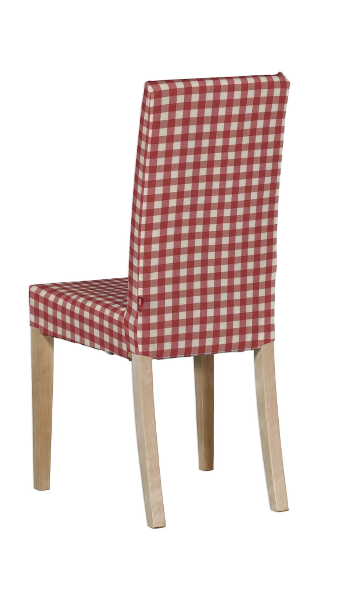 Návlek na stoličku Harry (krátky) farba produktu červená látka vzorované