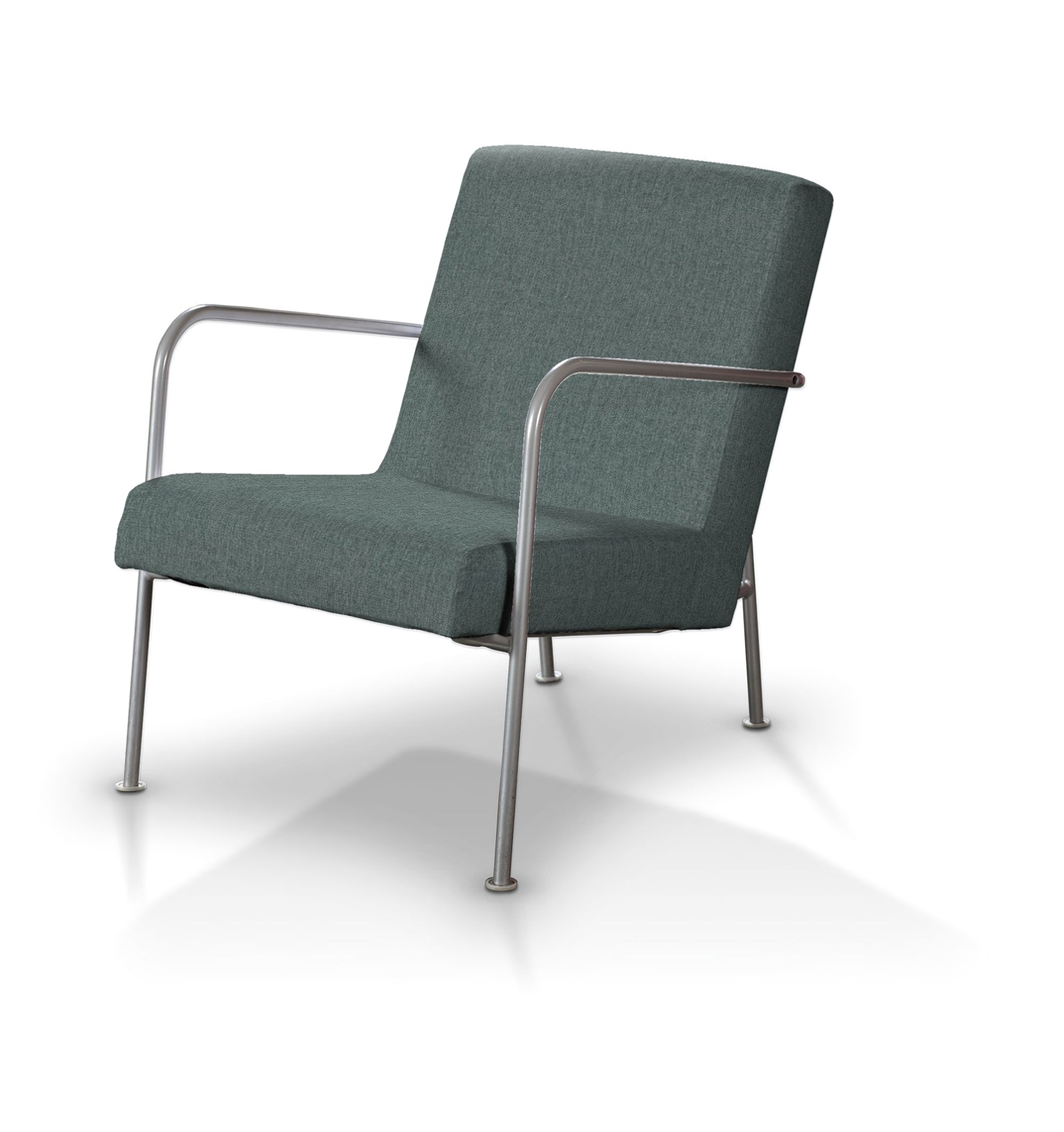 Poťah na kreslo Ikea PS farba produktu modrá látka zapletaná