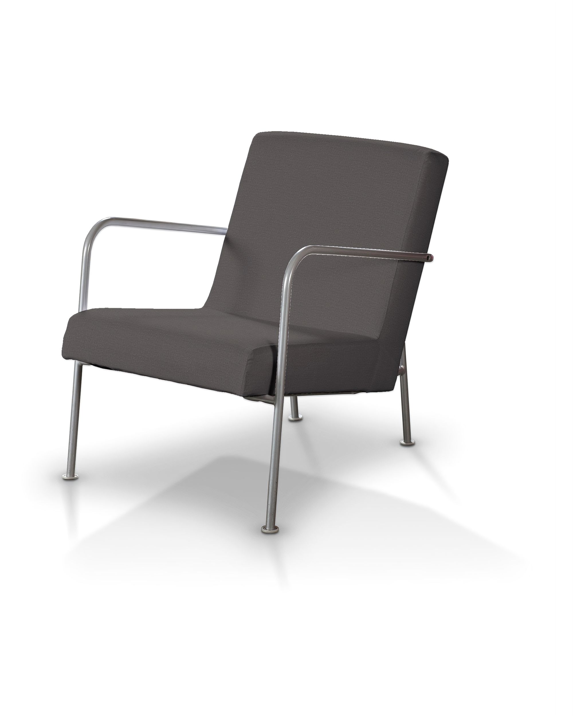 Poťah na kreslo Ikea PS farba produktu hnedá látka zamatová