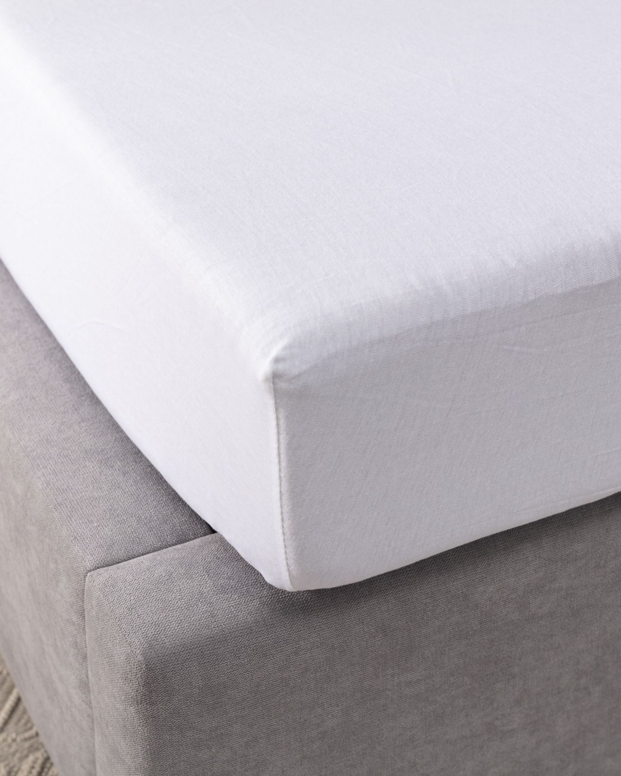 Jersey napínacia plachta Jerry 90x200 cm white