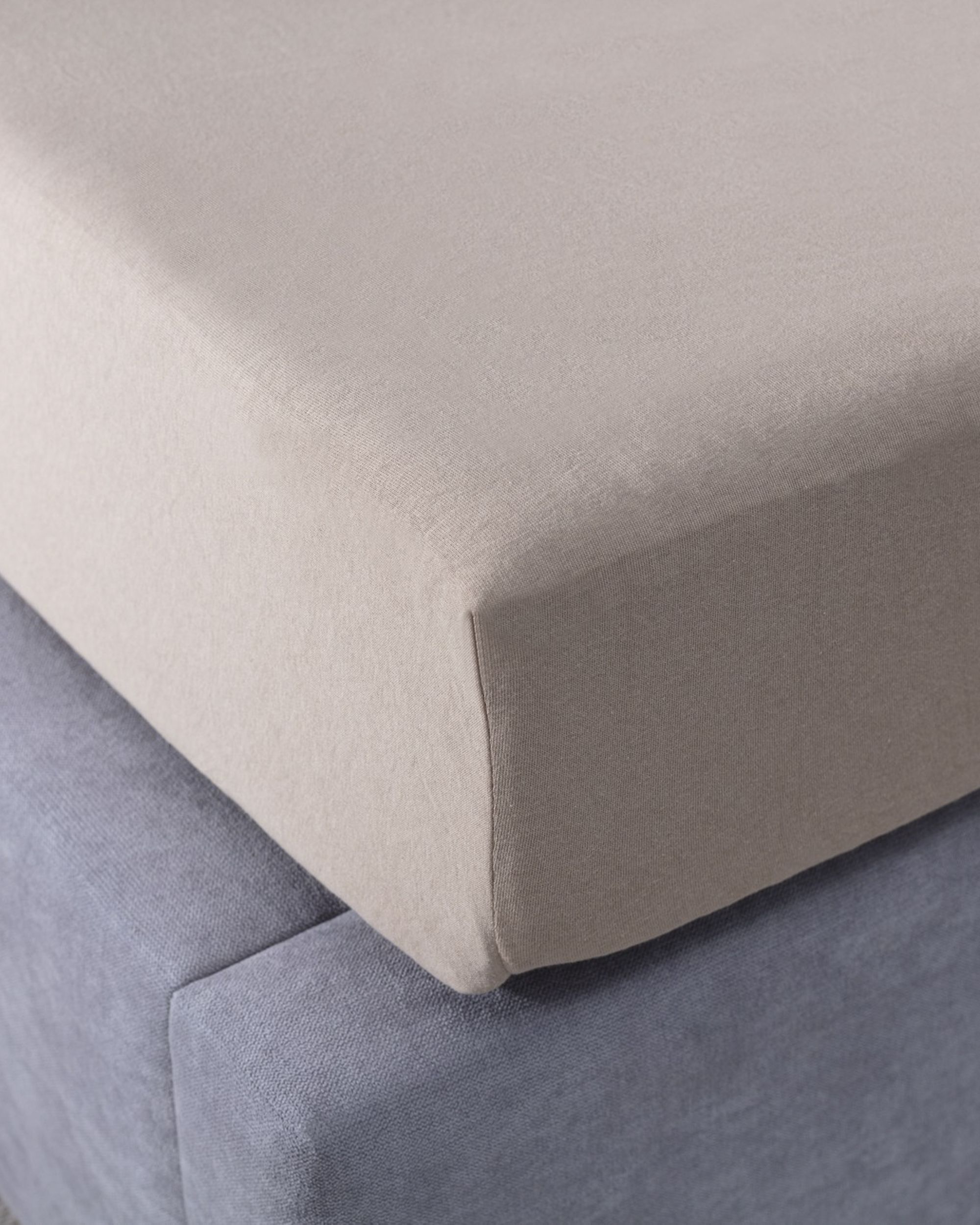 Jersey napínacia plachta Jerry 90x200 cm beige