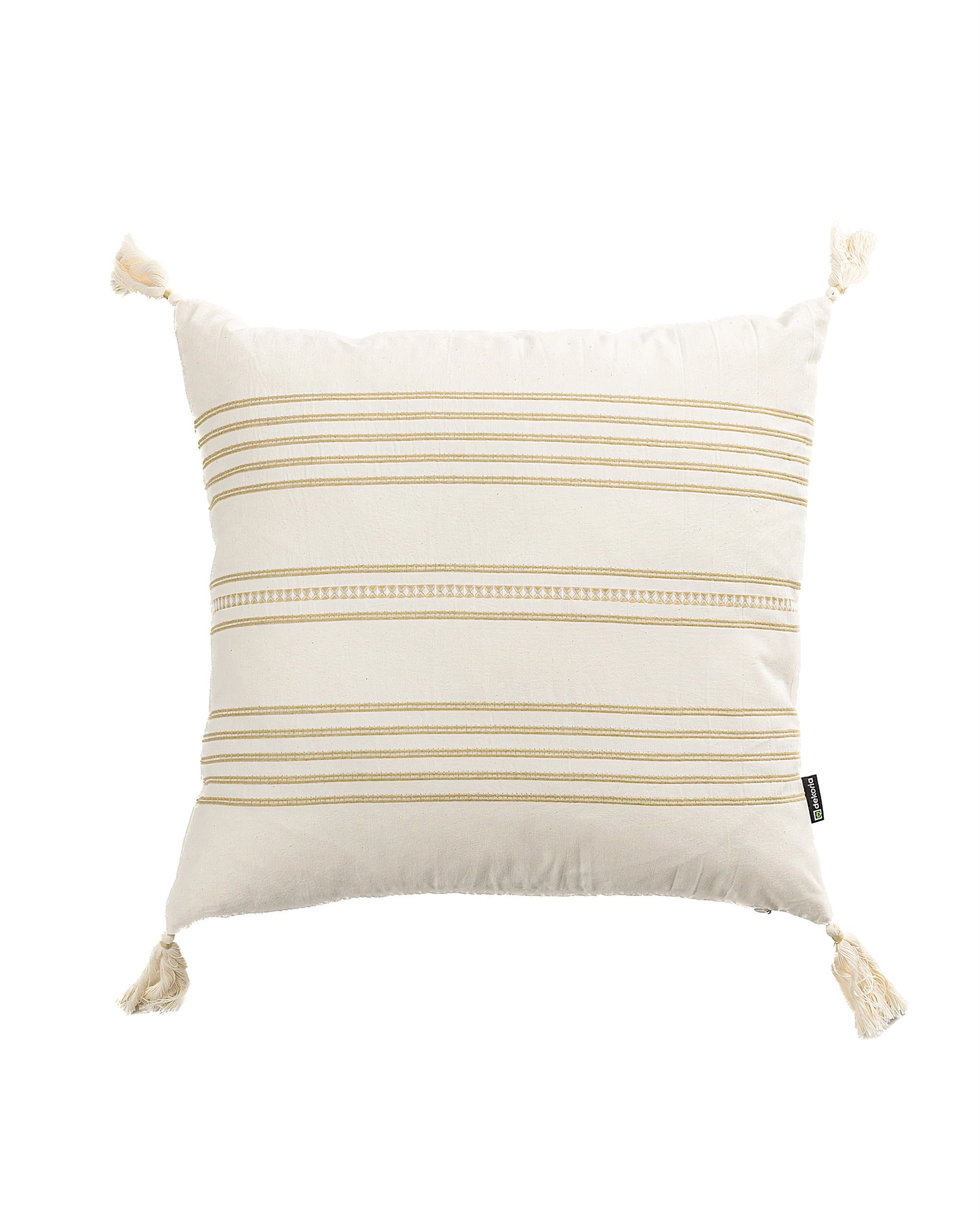 Obliečka na vankúš Linea Sand Tassel 45x45 cm