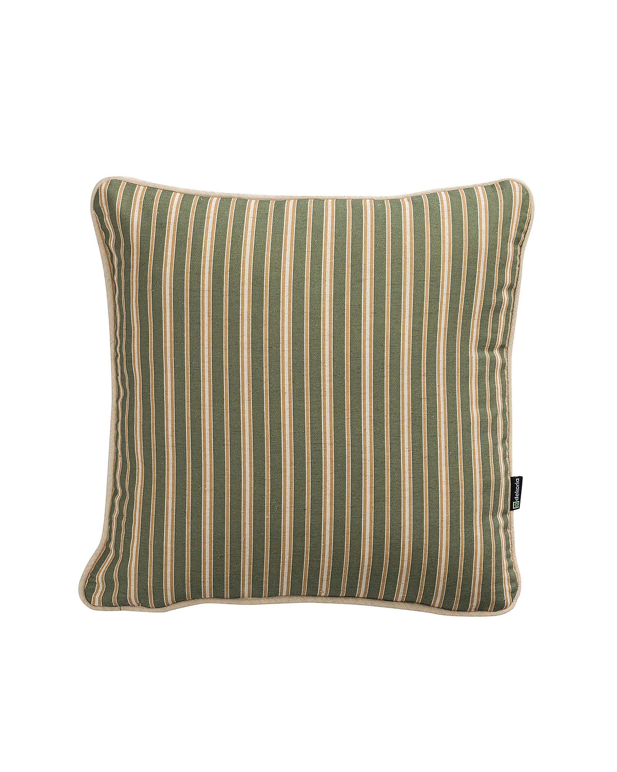 Obliečka na vankúš Classic Stripe Olive 45x45 cm