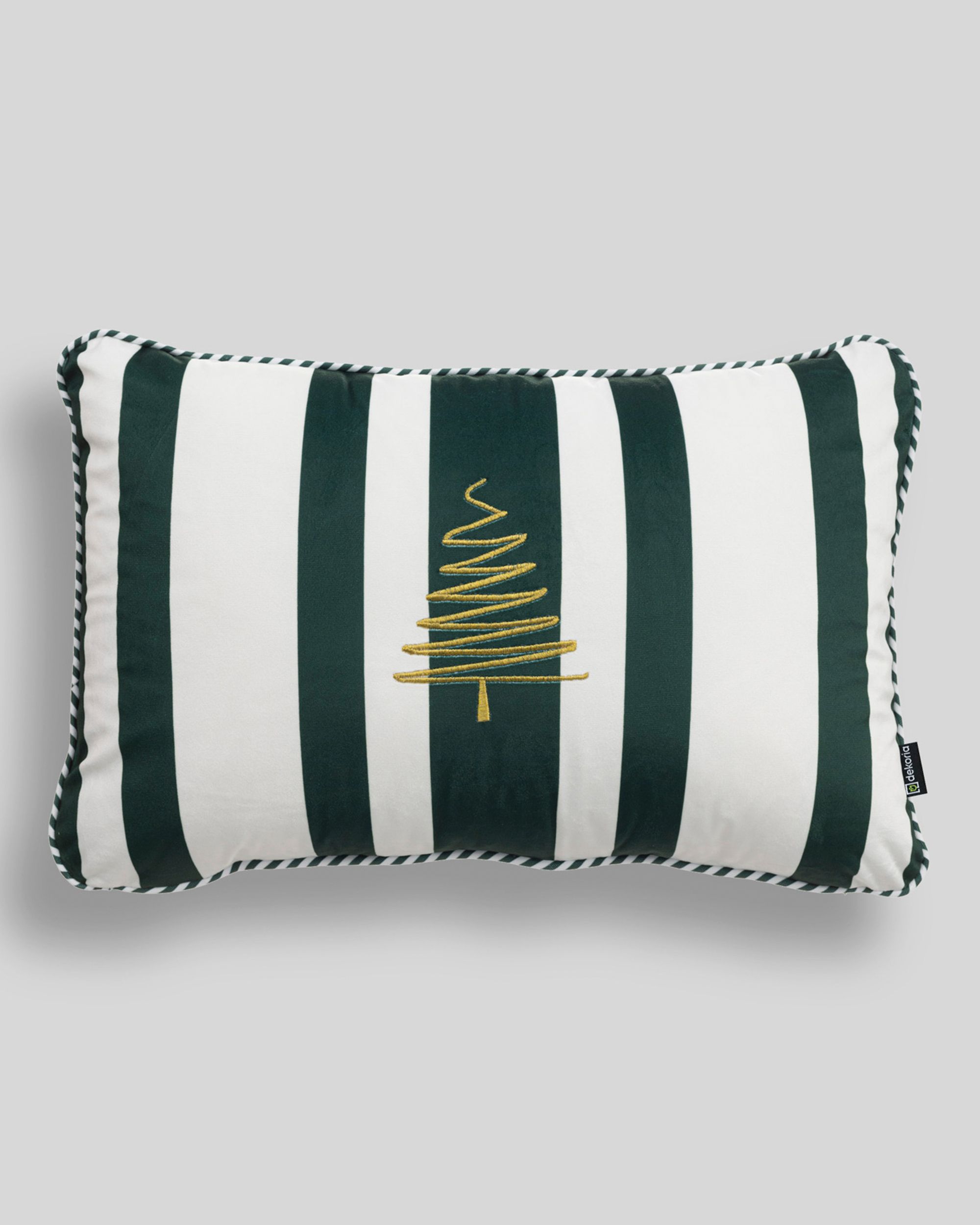 Obliečka na vankúš Green & White Noel 60x40 cm