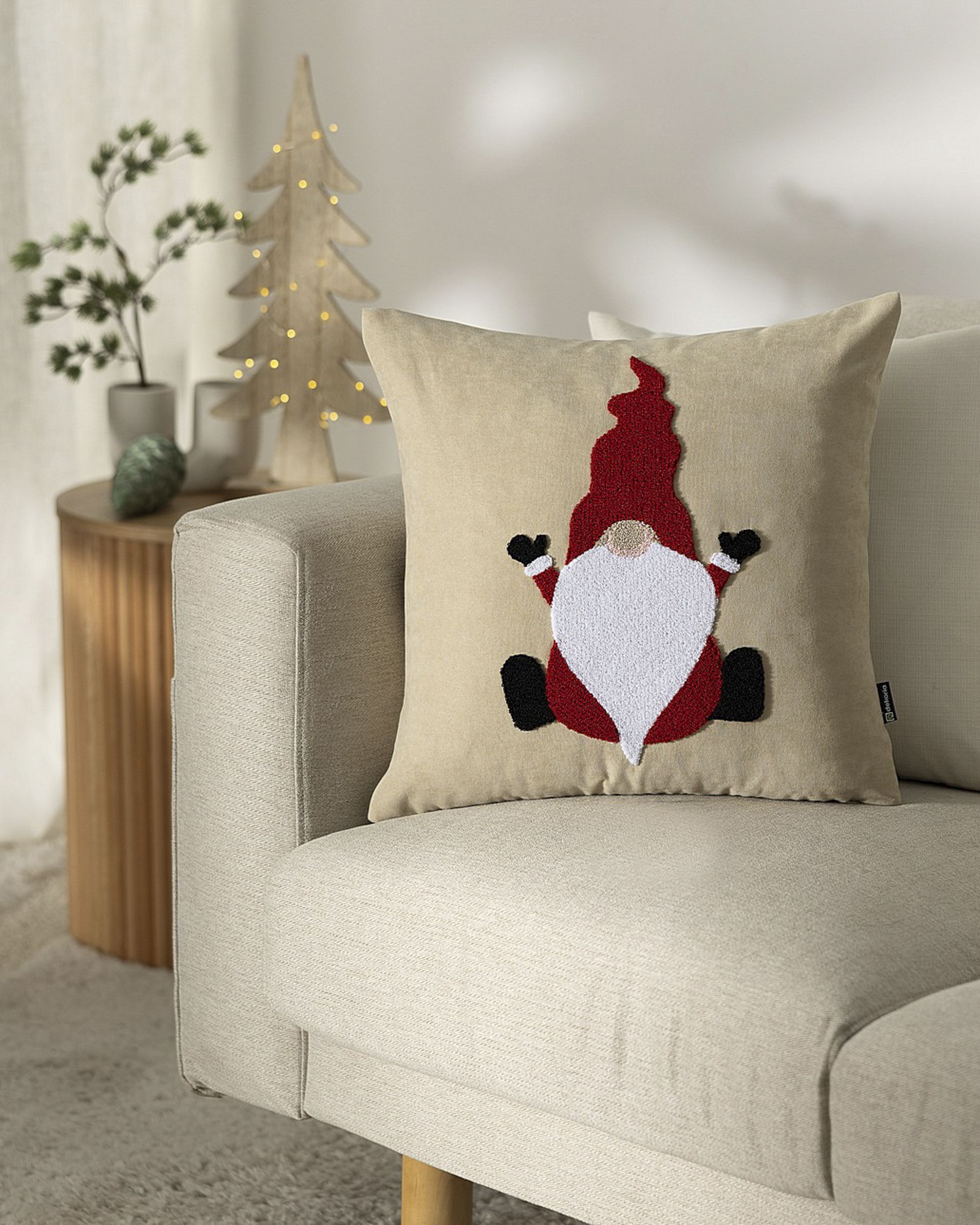 Obliečka na vankúš Christmas Gnome 43x43 cm (hover)