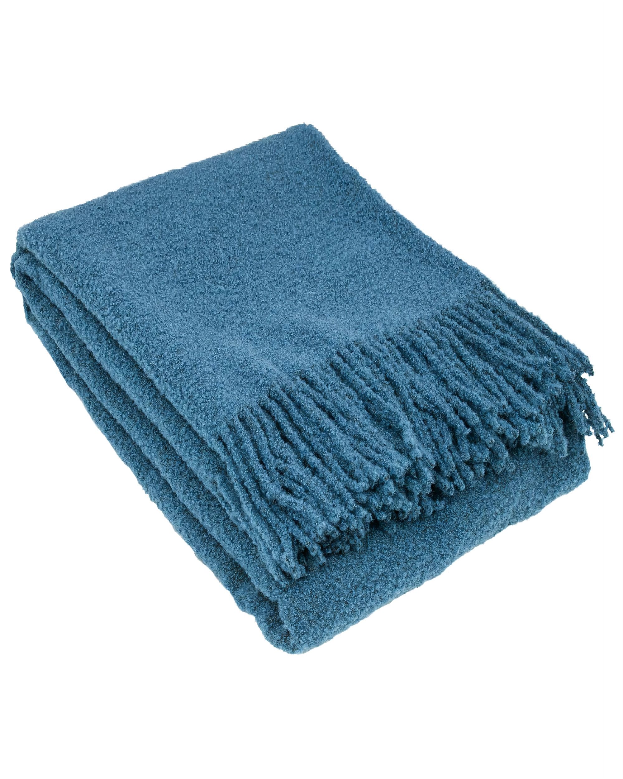 Deka Boucle 140x200cm blue