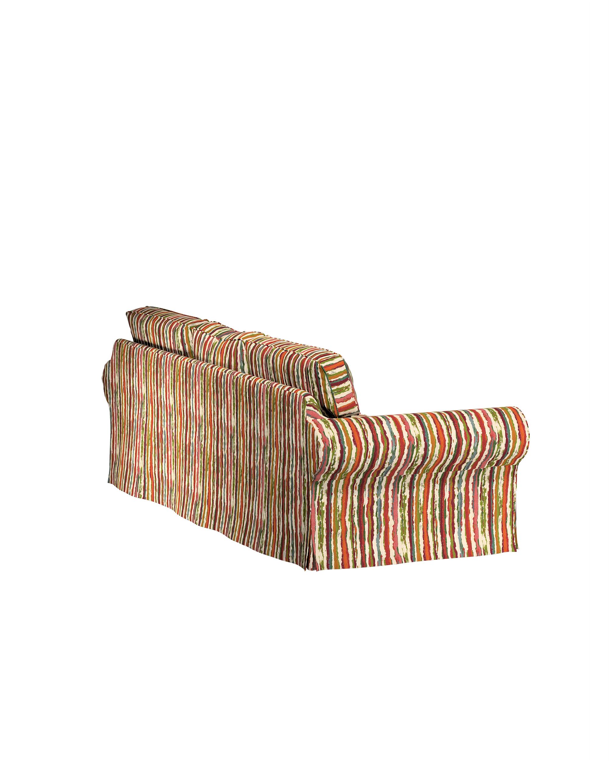Poťah na sedačku Ektorp (rozkladacia, pre 3 osoby) NOVÝ MODEL 2013 farba produktu viacfarebná látka zapletaná, vzorované (hover)