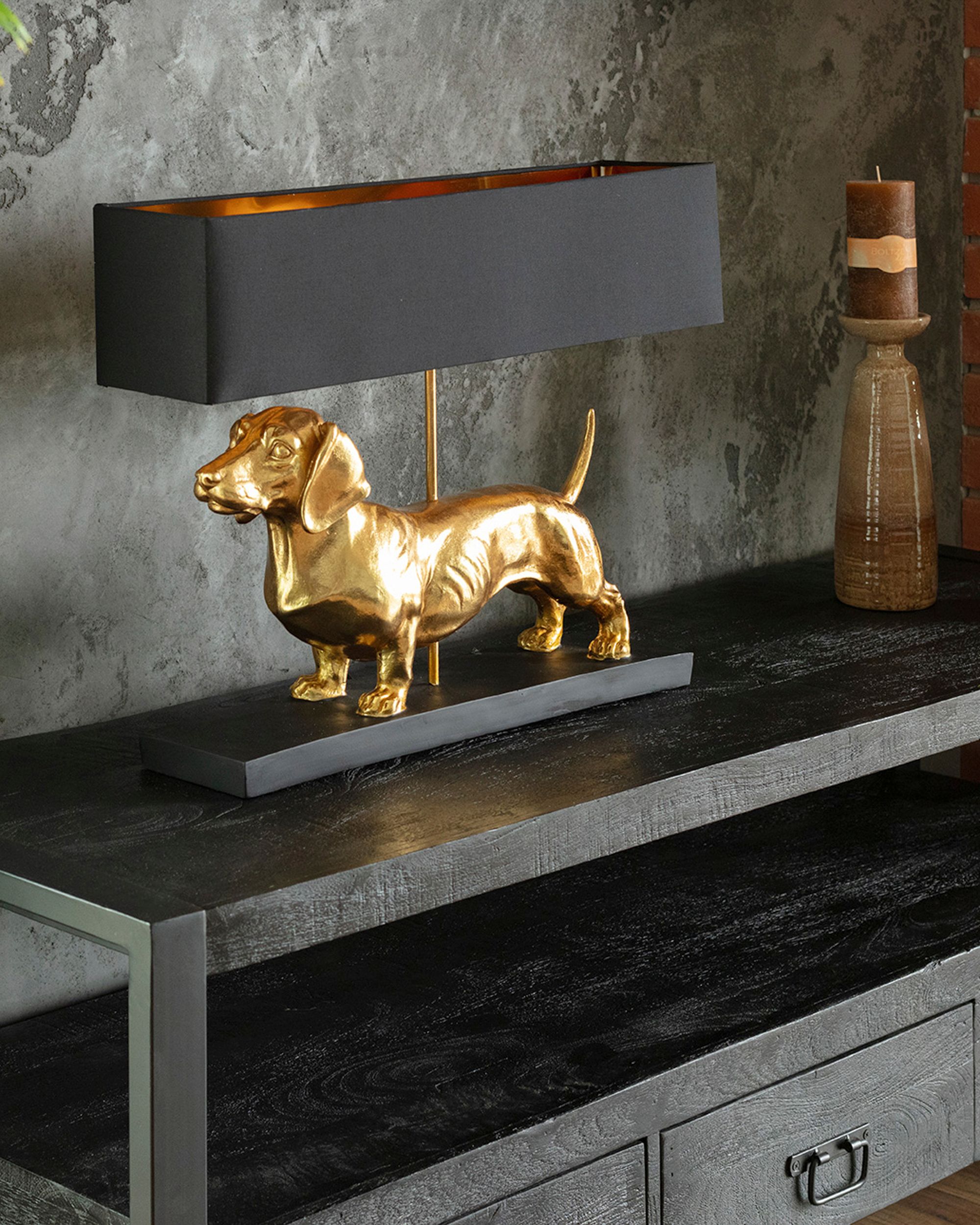 Stolná lampa Gold Dog 48cm (hover)