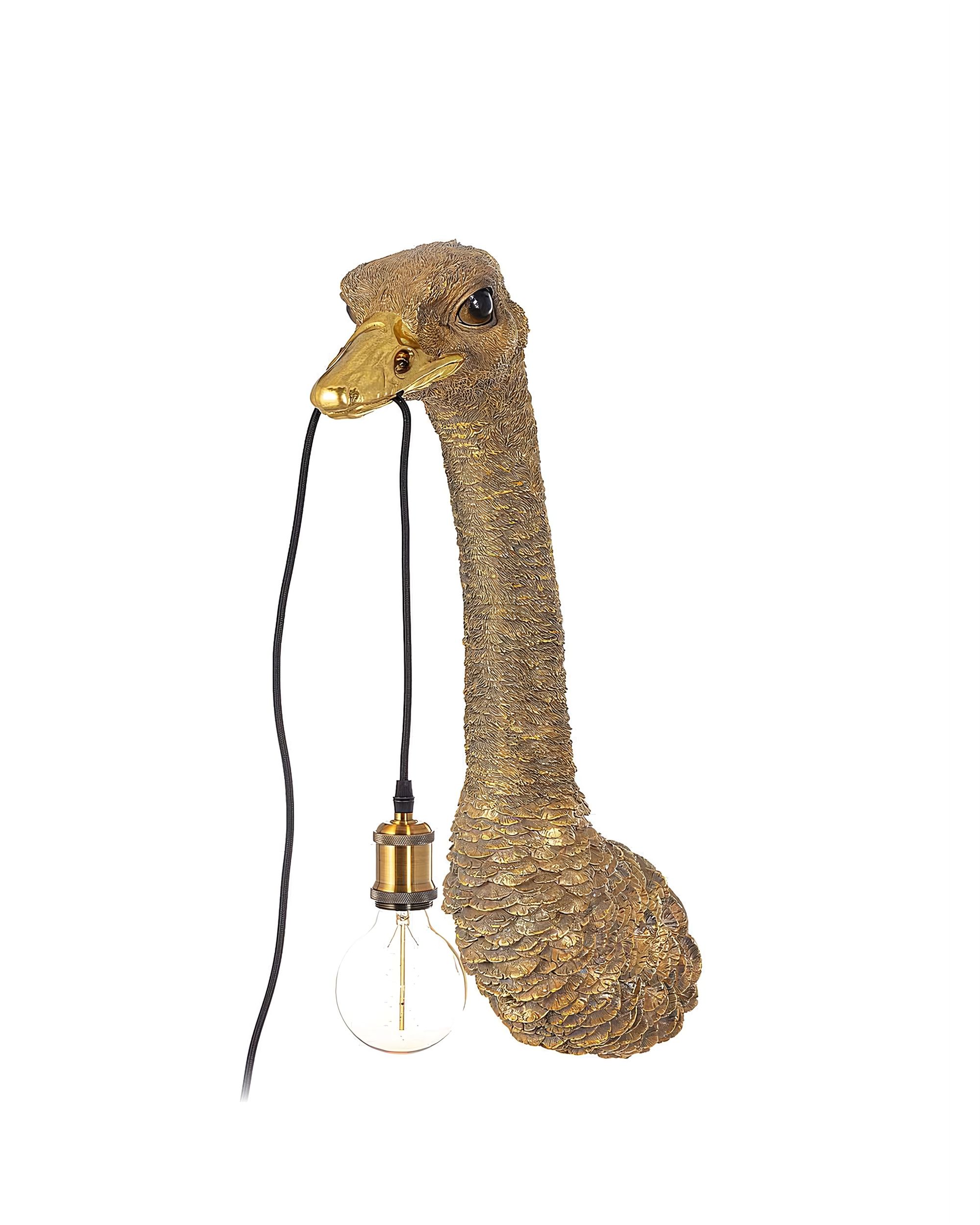 Nástenné svietidlo Gold Ostrich 72cm