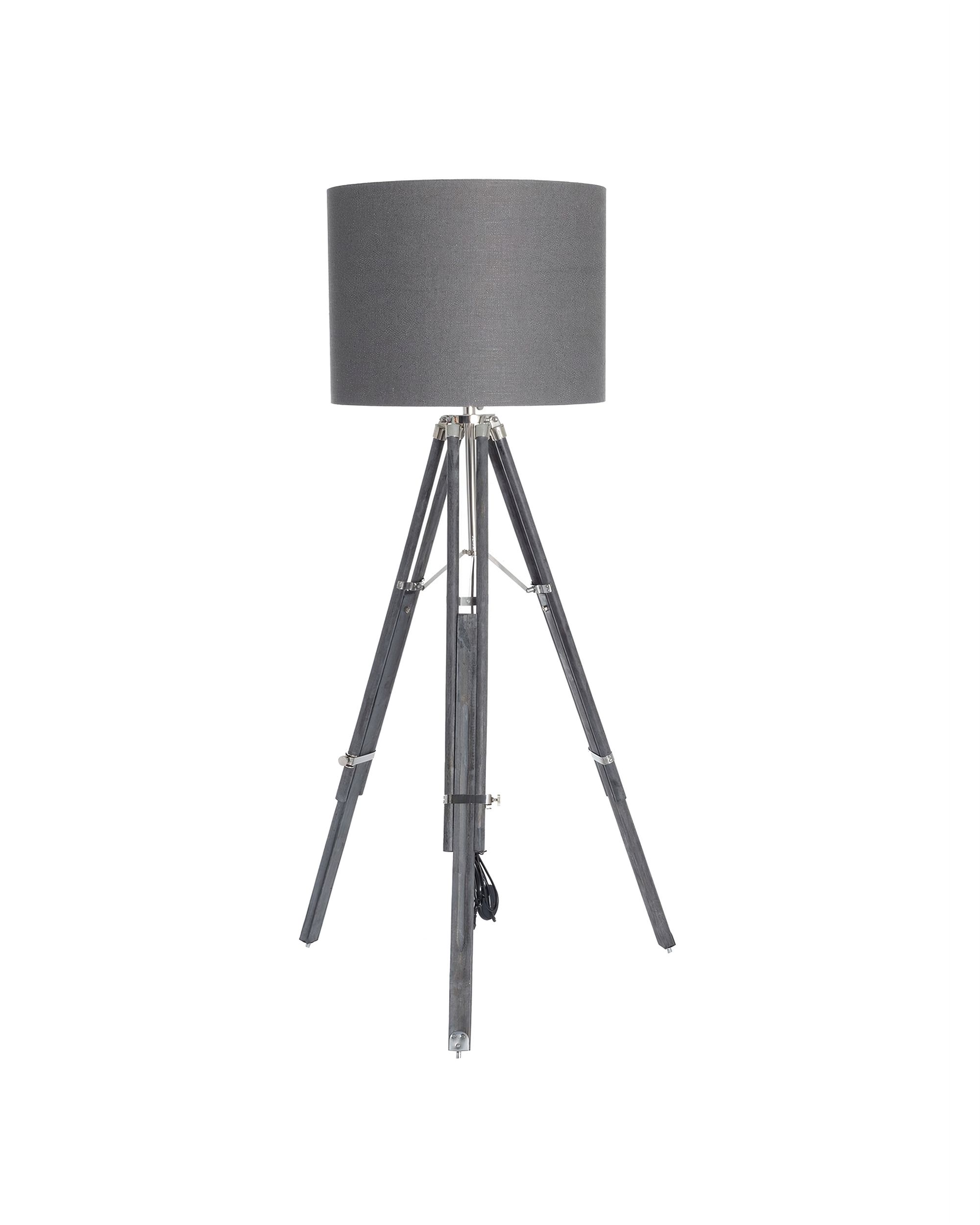 Stojacia lampa Graphite Blossom 155cm
