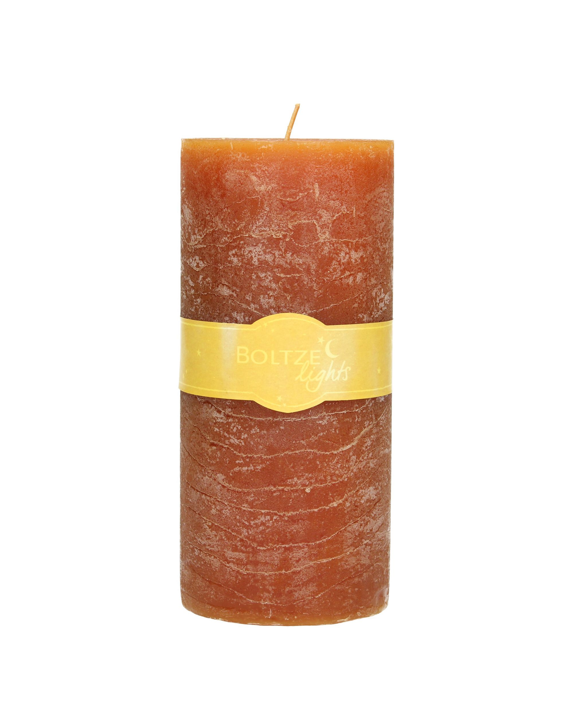 Sviečka Lea 20cm orange (hover)