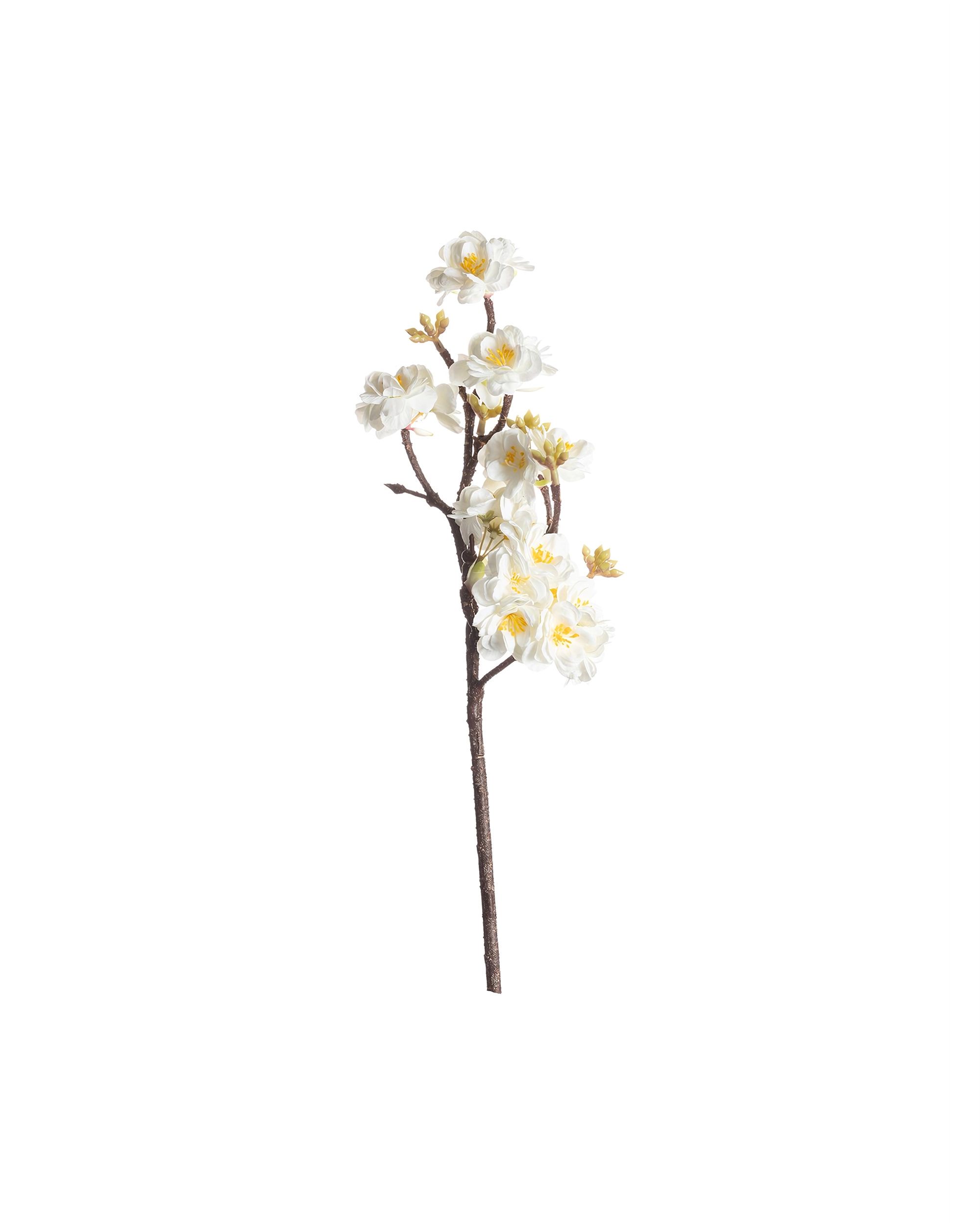Vetvička Peach 40cm white