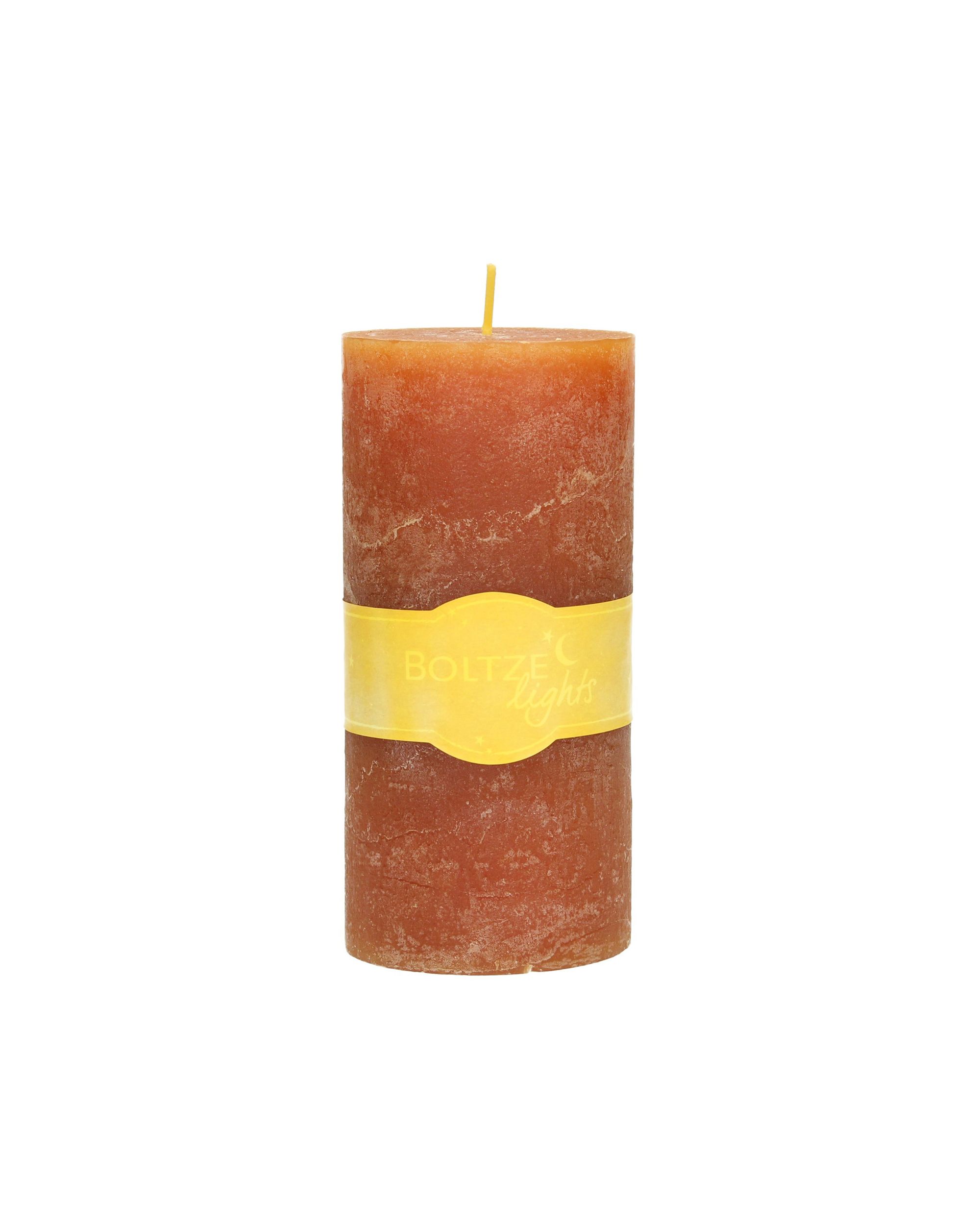 Sviečka Lea 15cm orange (hover)