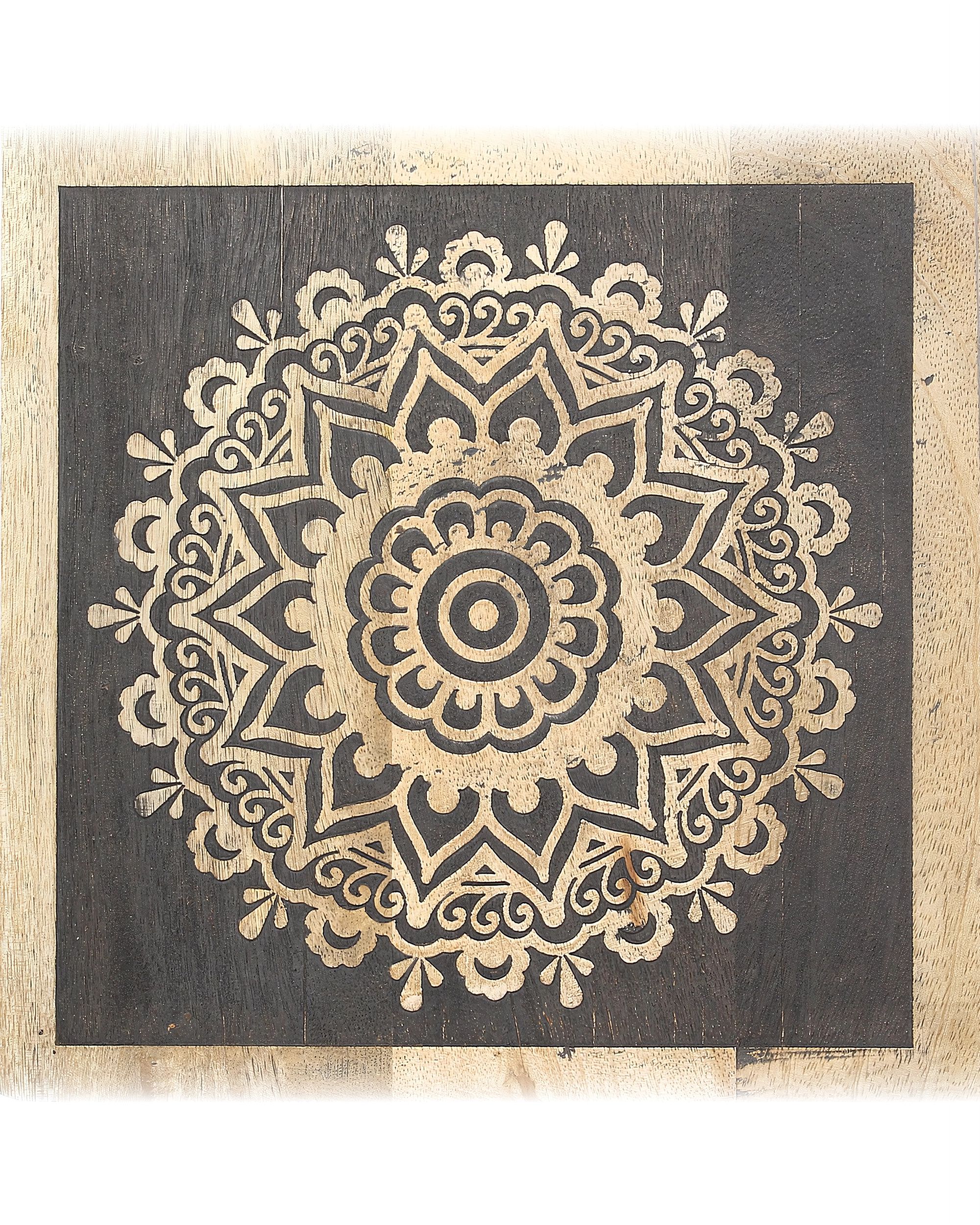 Nástenná dekorácia Mandala Wood I 20x20 cm