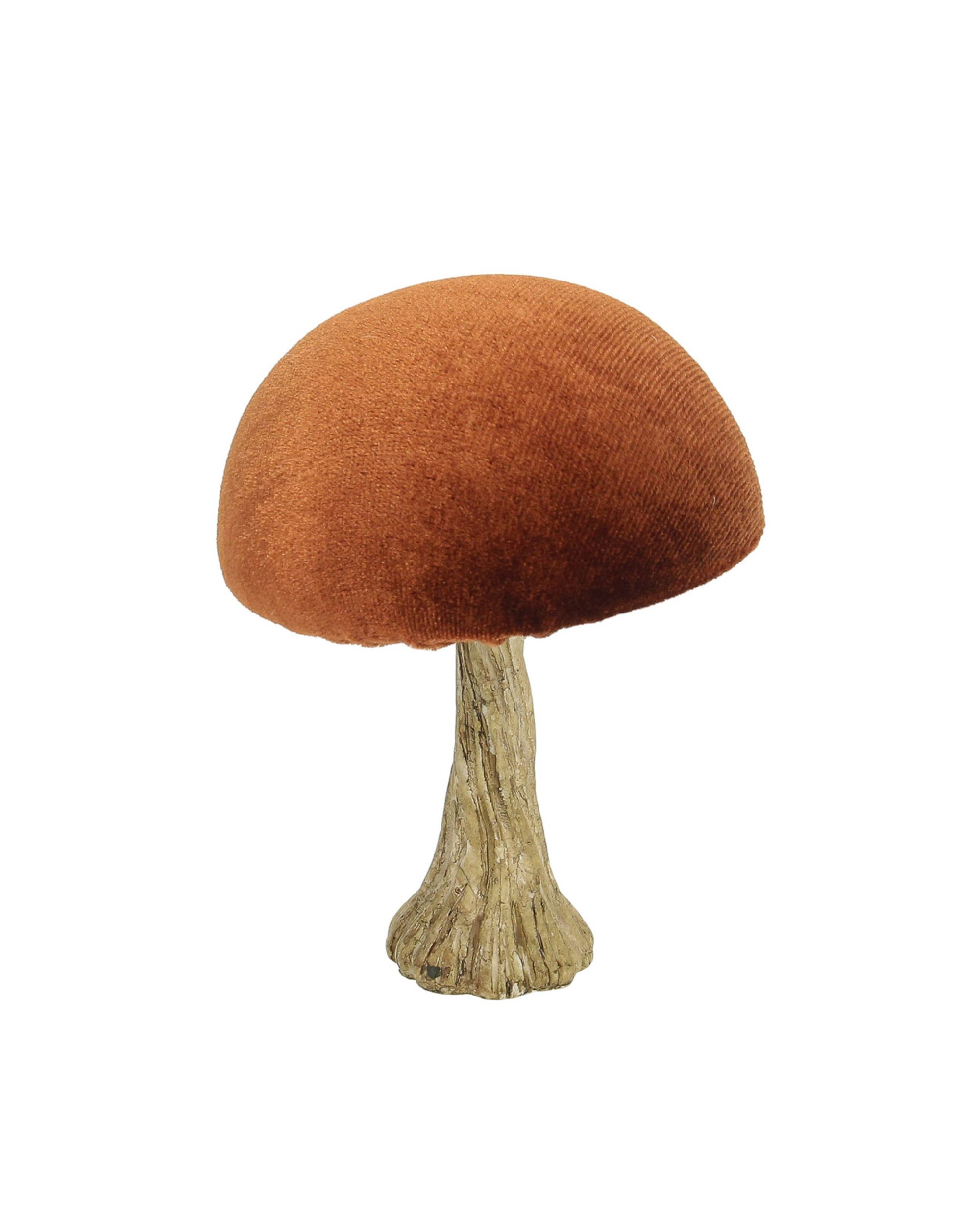 Dekorácia Velvet Mushroom 10 cm orange (hover)