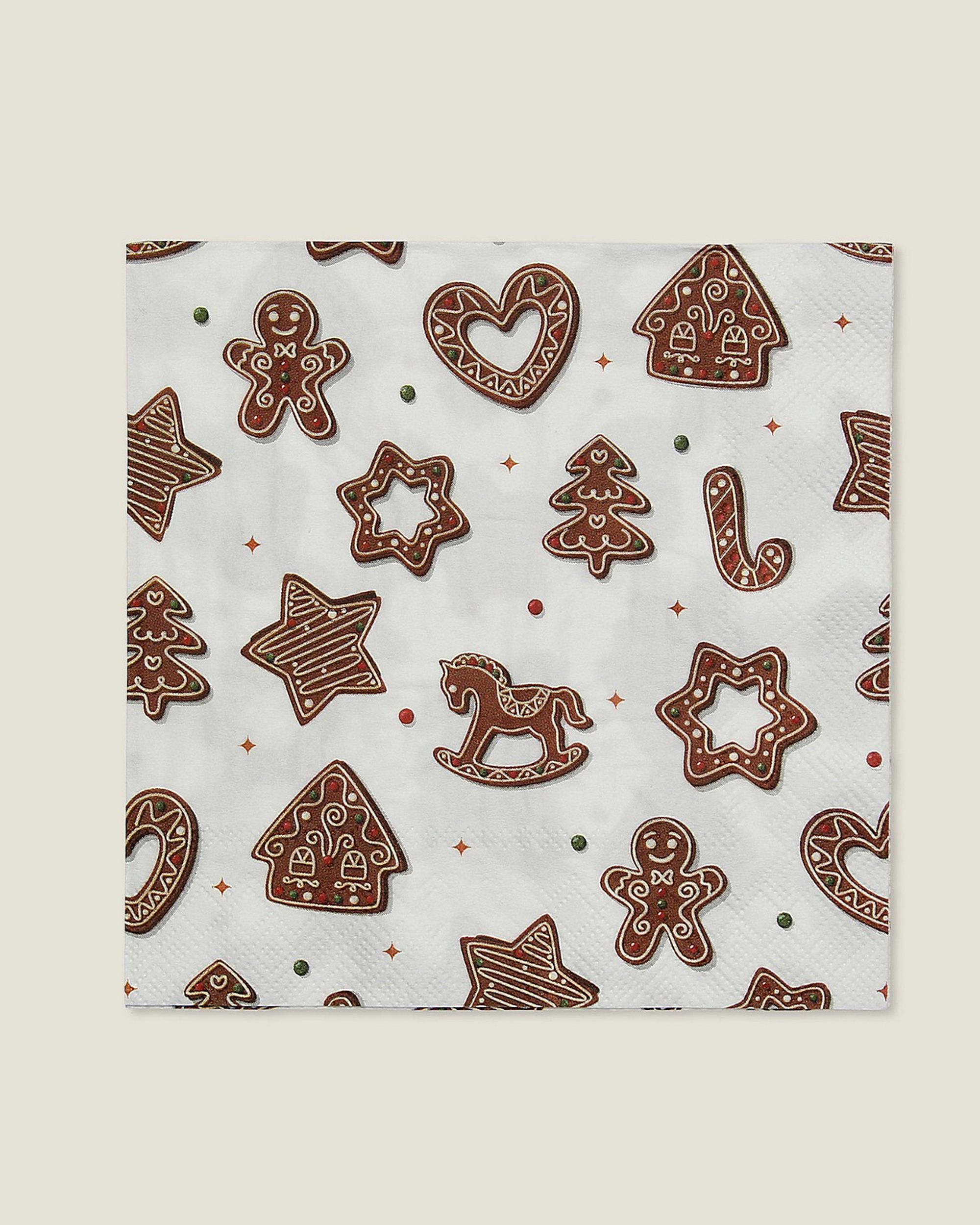 Vianočné obrúsky Cookie II 20 szt.