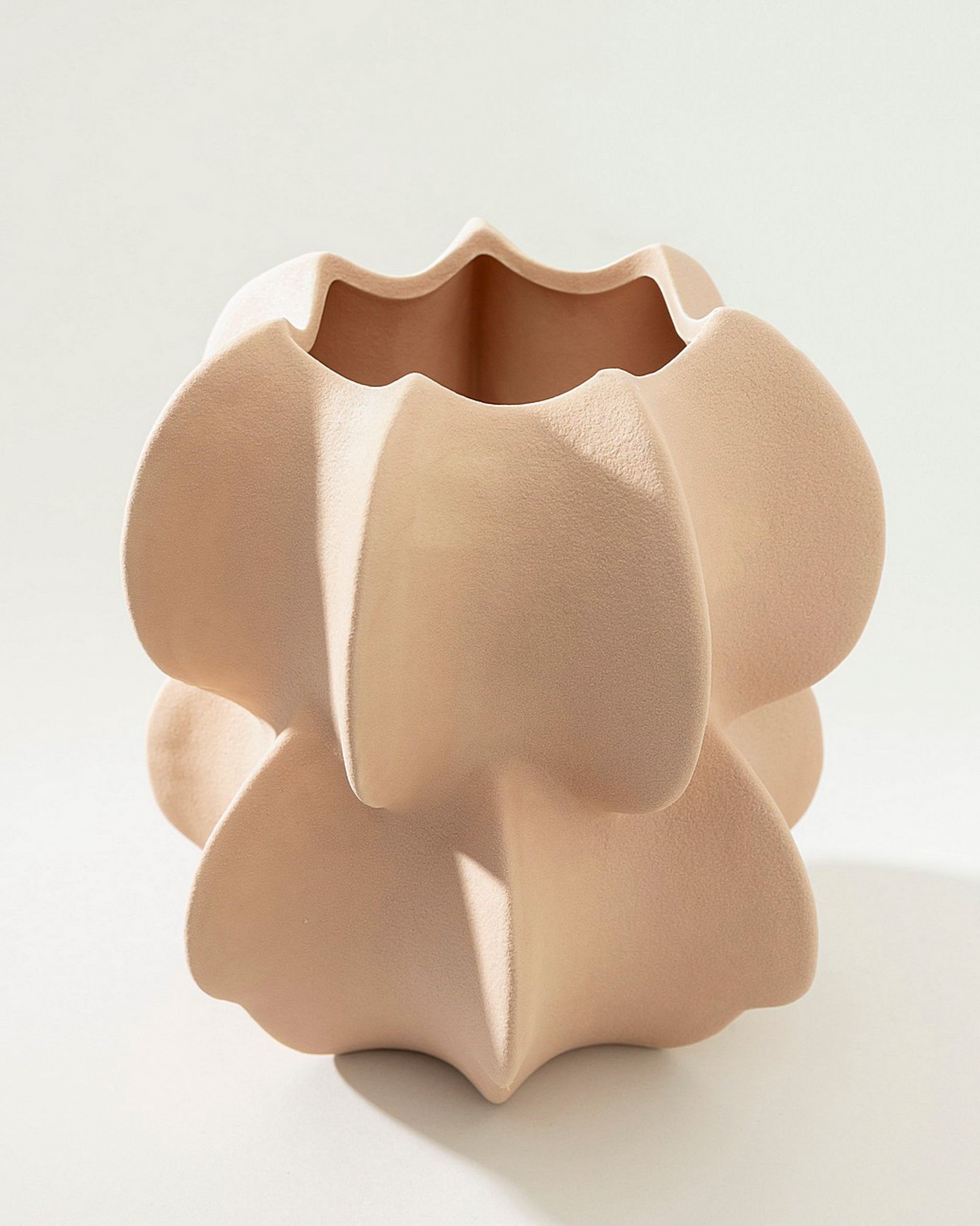 Kameninová váza Petal Pink I 20x21 cm