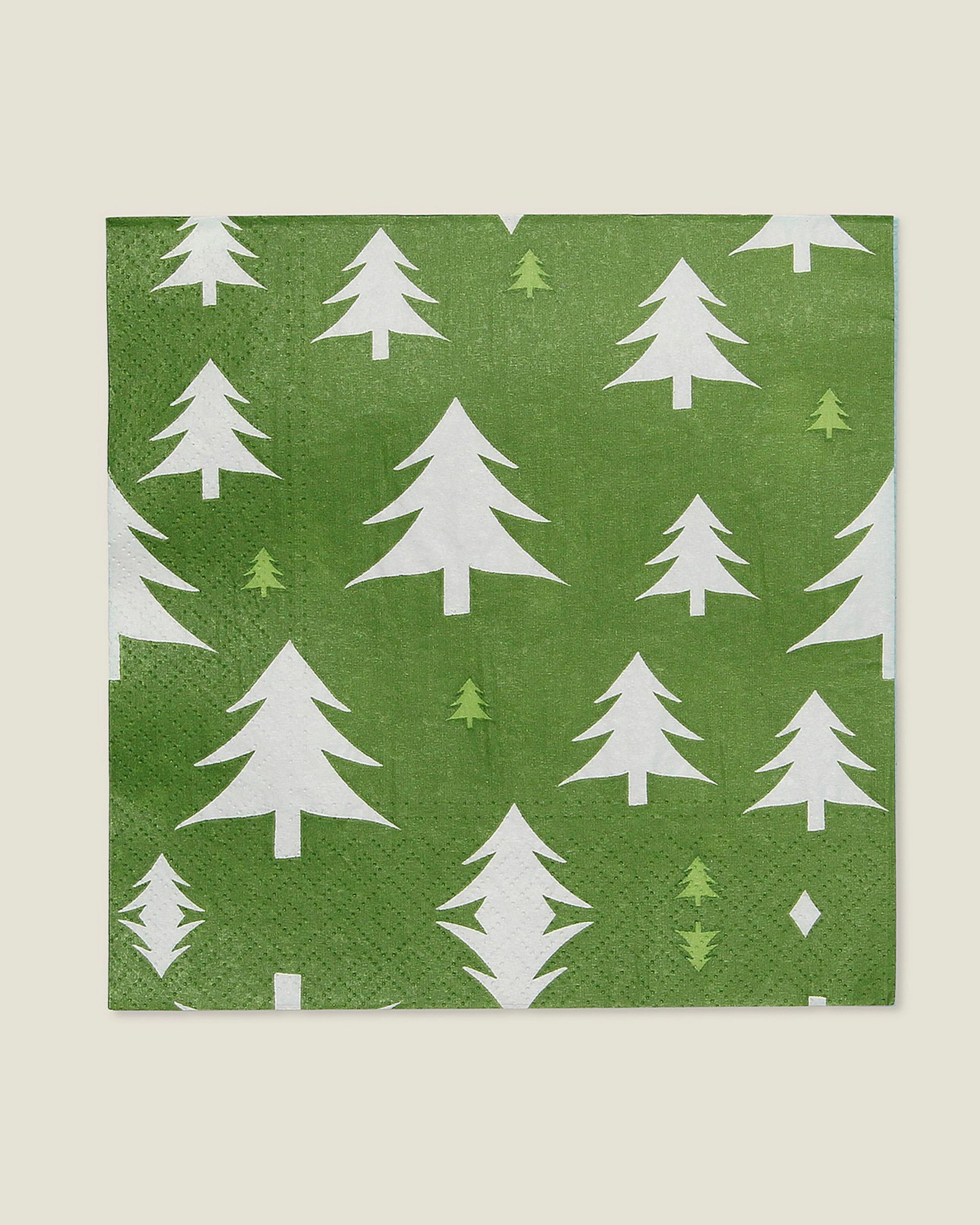 Vianočné obrúsky Green Trees I 20 szt.
