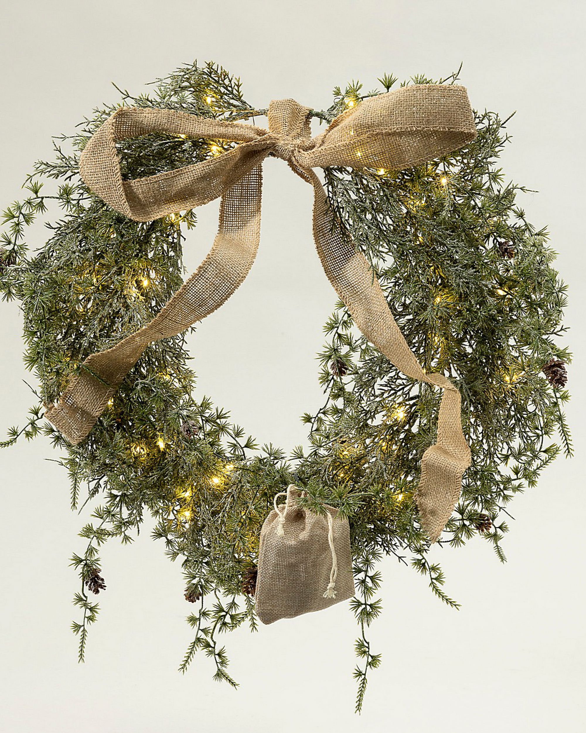 Závesný veniec LED Forest Charm 50 cm