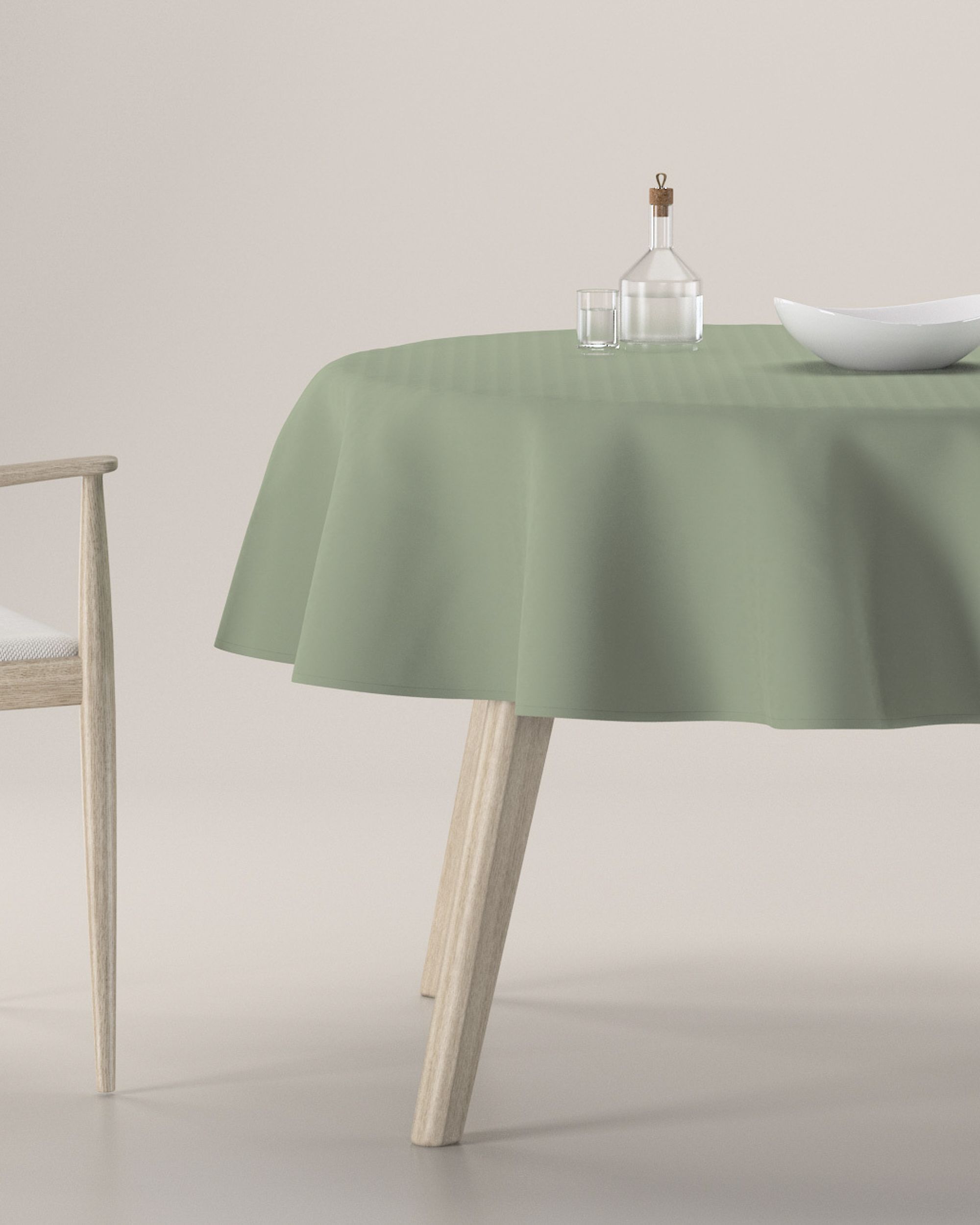 Obrus okrúhly farba produktu zelená